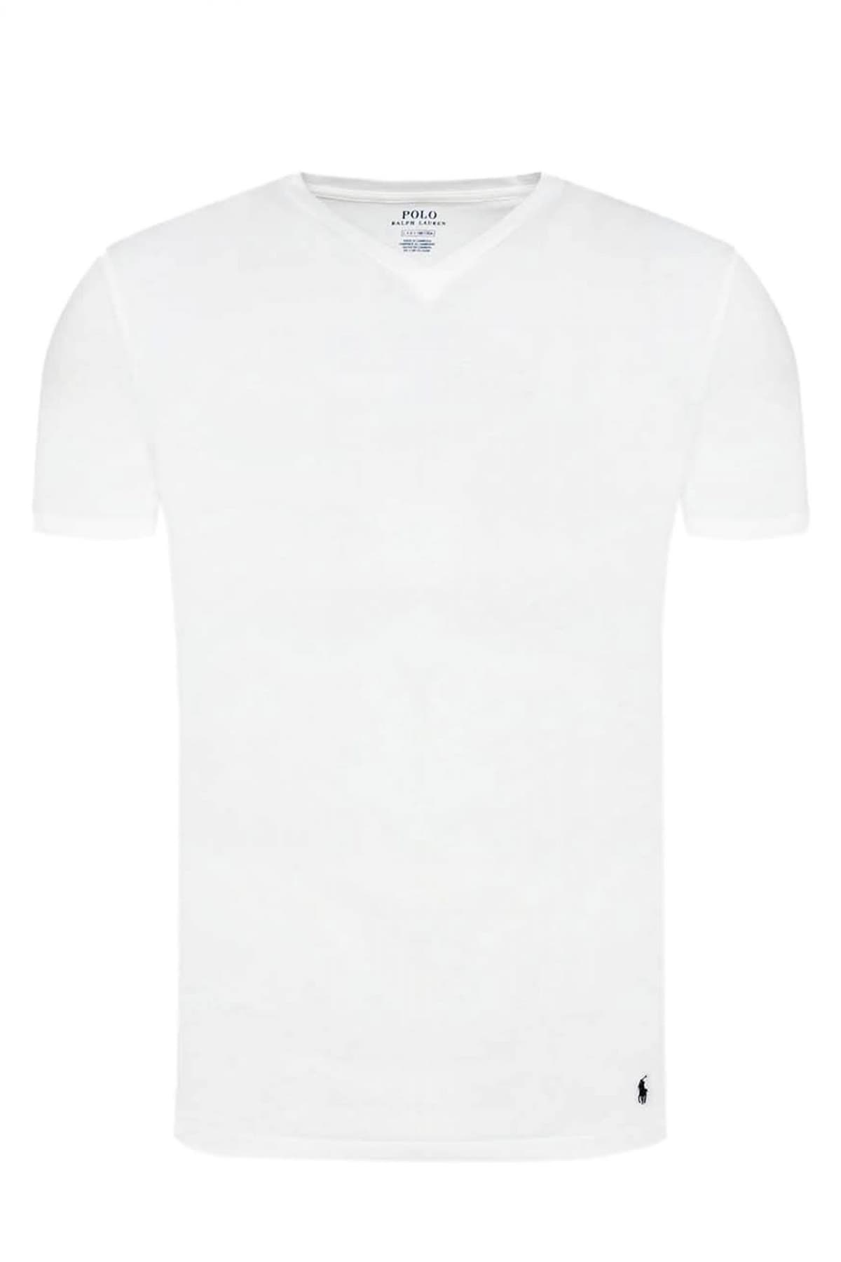 RALPH LAUREN UNDERWEAR ΕΣΩΡΟΥΧΟ ΣΕΤ 3PACK T-SHIRT COTTON V-NECKS ΜΑΥΡΟ-ΛΕΥΚΟ-ΓΚΡΙ