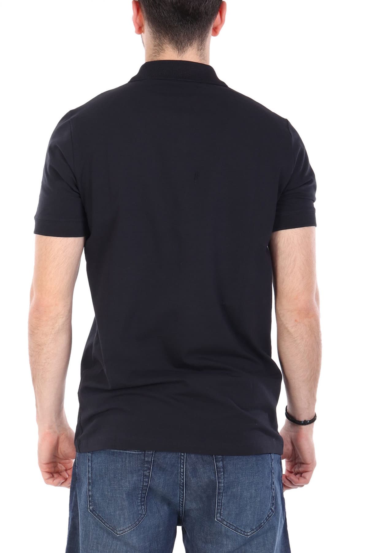 KARL LAGERFELD POLO LOGO ΜΠΛΕ