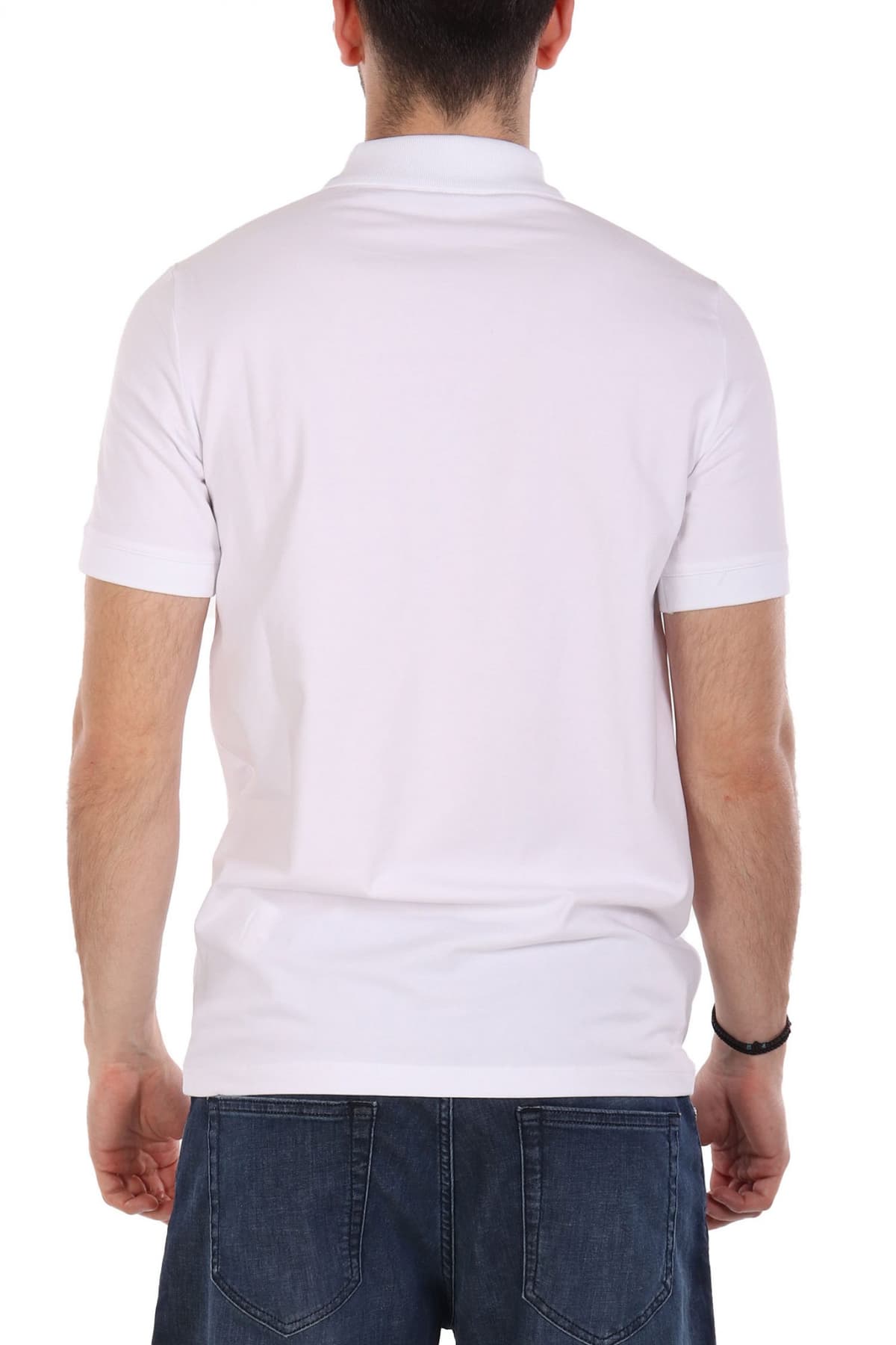 KARL LAGERFELD POLO LOGO ΛΕΥΚΟ