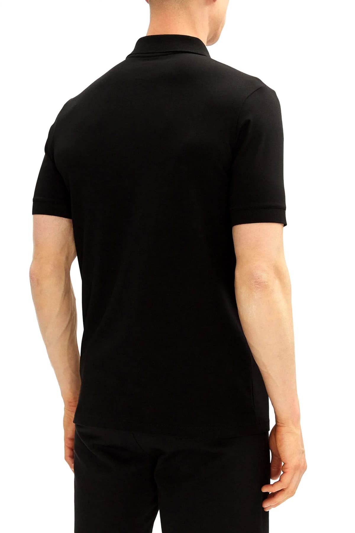 KARL LAGERFELD POLO LOGO ΜΑΥΡΟ-ΚΙΤΡΙΝΟ