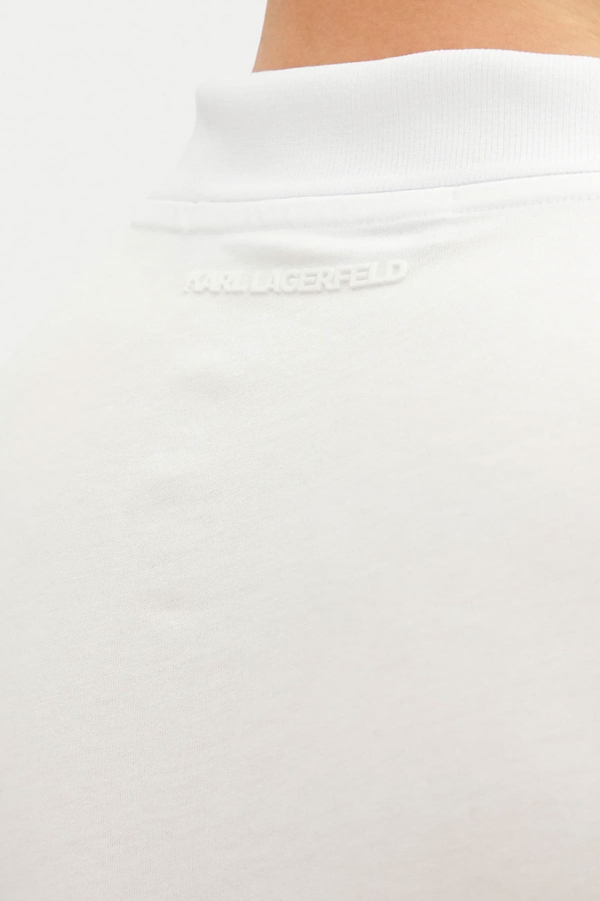 KARL LAGERFELD POLO LOGO ΛΕΥΚΟ