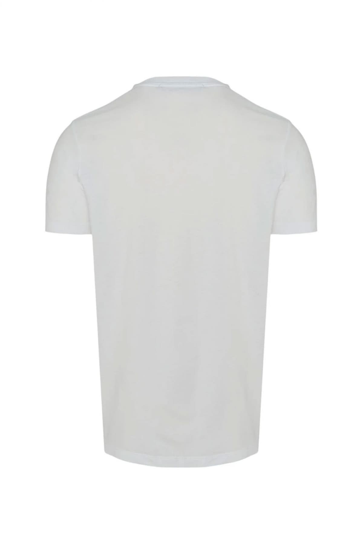 KARL LAGERFELD T-SHIRT CREW NECK LOGO ΛΕΥΚΟ