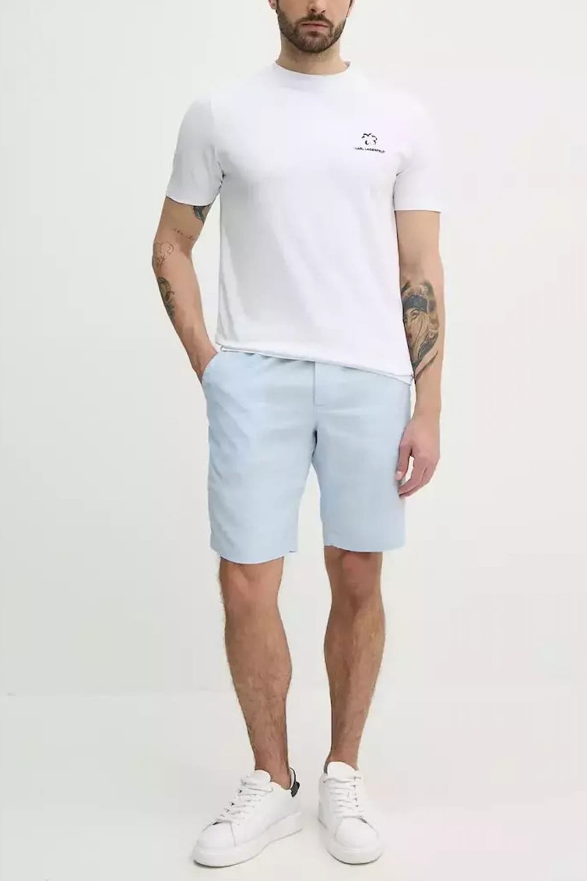 Karl Lagerfeld T Shirt της σειράς Crewneck