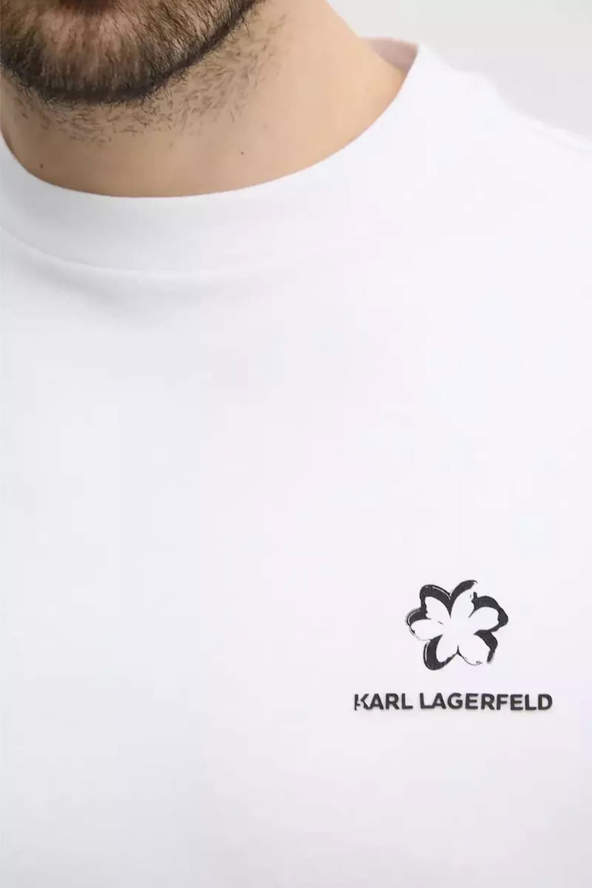 Karl Lagerfeld T Shirt της σειράς Crewneck