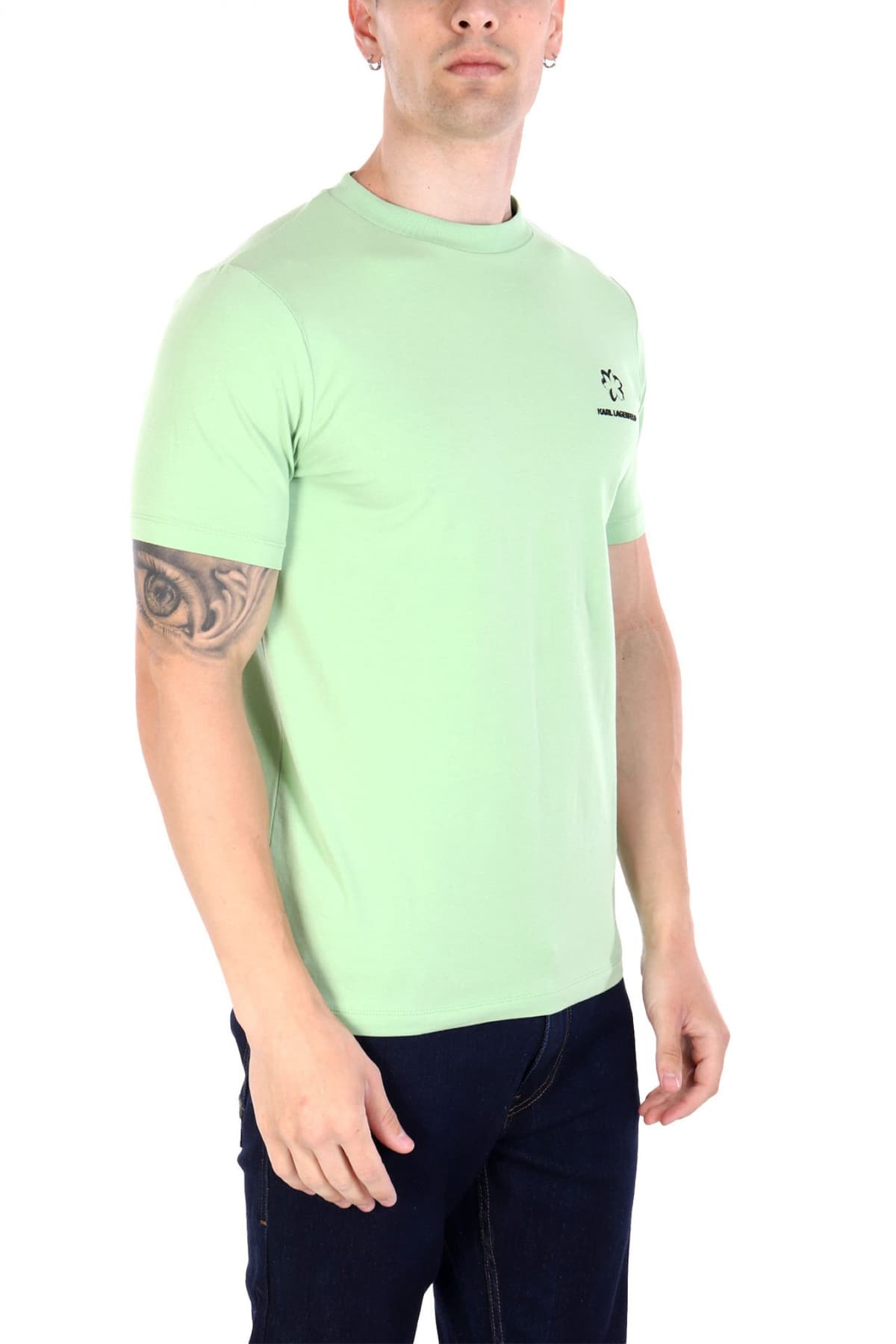 Men's T-Shirts Karl Lagerfeld Green