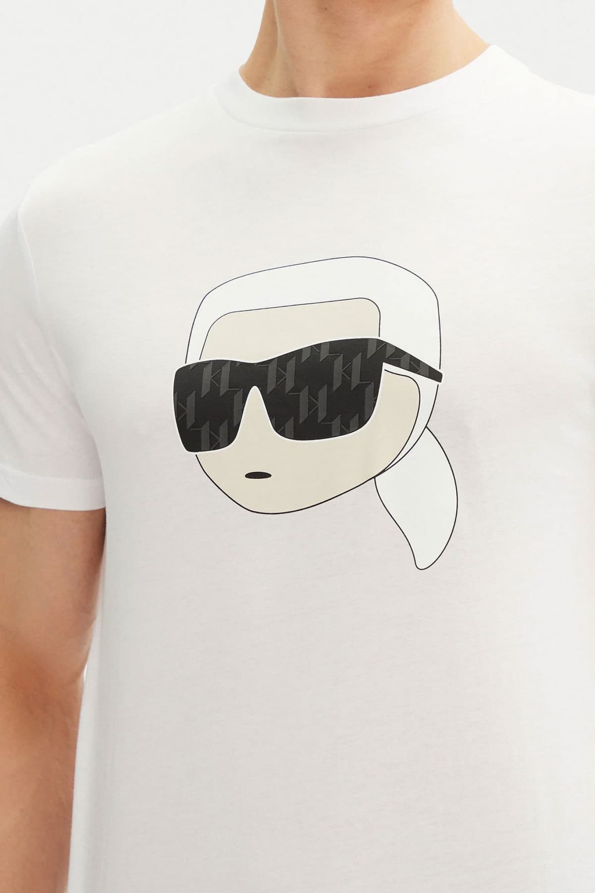 Men's T-Shirts Karl Lagerfeld White