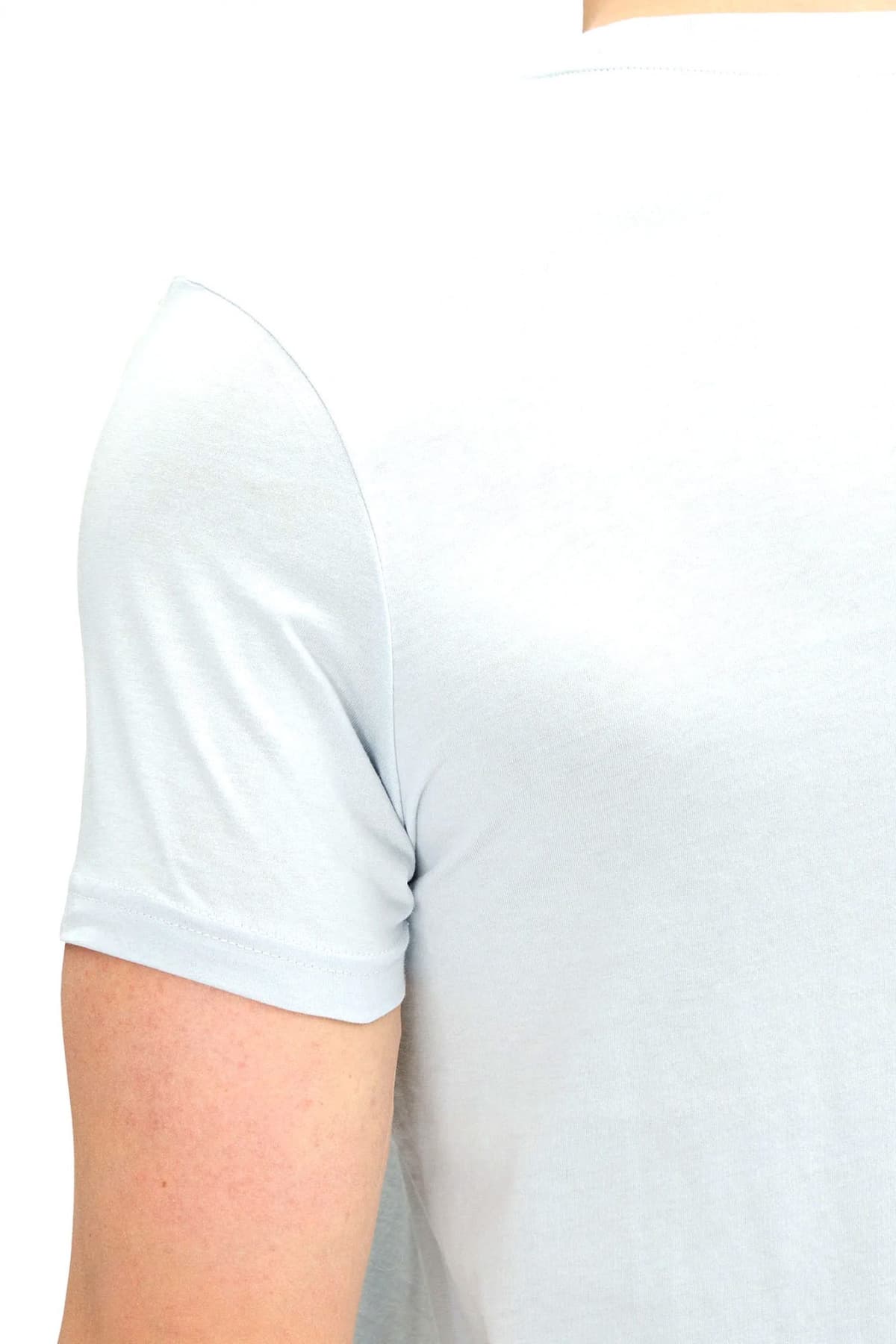 KARL LAGERFELD T-SHIRT CREW NECK LOGO ΣΙΕΛ