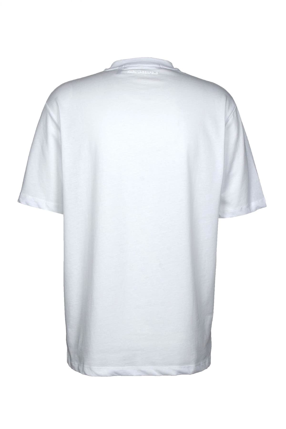 KARL LAGERFELD T-SHIRT LOGO ΛΕΥΚΟ