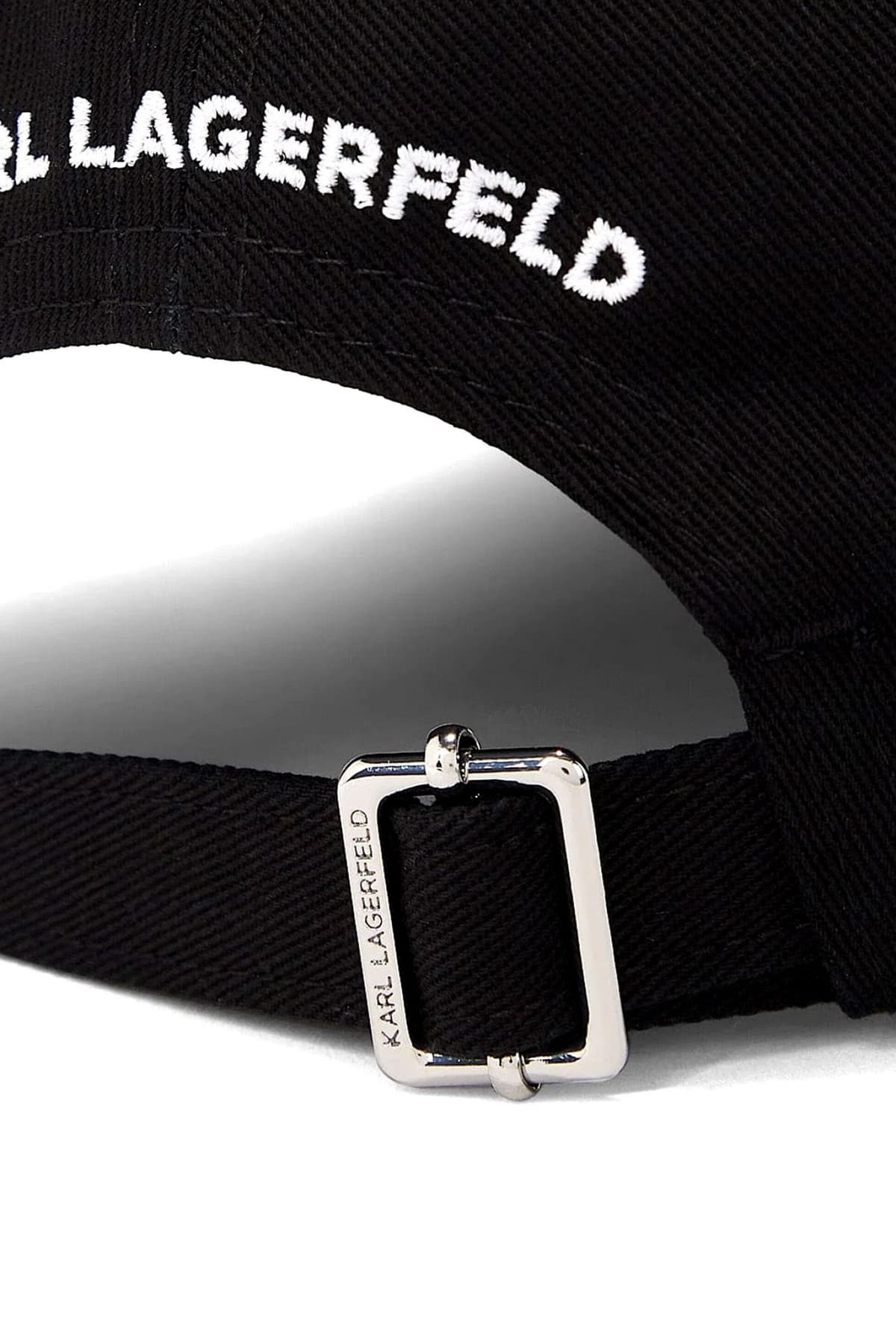 KARL LAGERFELD ΚΑΠΕΛΟ BASEBALL LOGO ΜΑΥΡΟ