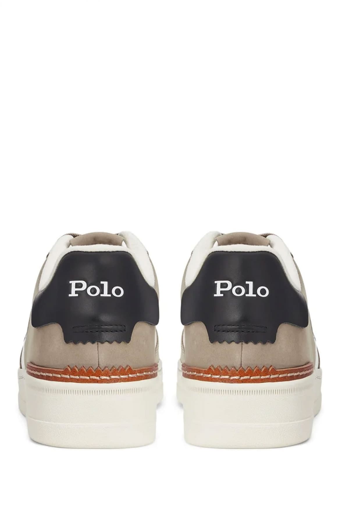 RALPH LAUREN ΠΑΠΟΥΤΣΙΑ SNEAKERS MASTERS-CRT-SK-LTL ΛΕΥΚΟ-ΜΠΕΖ