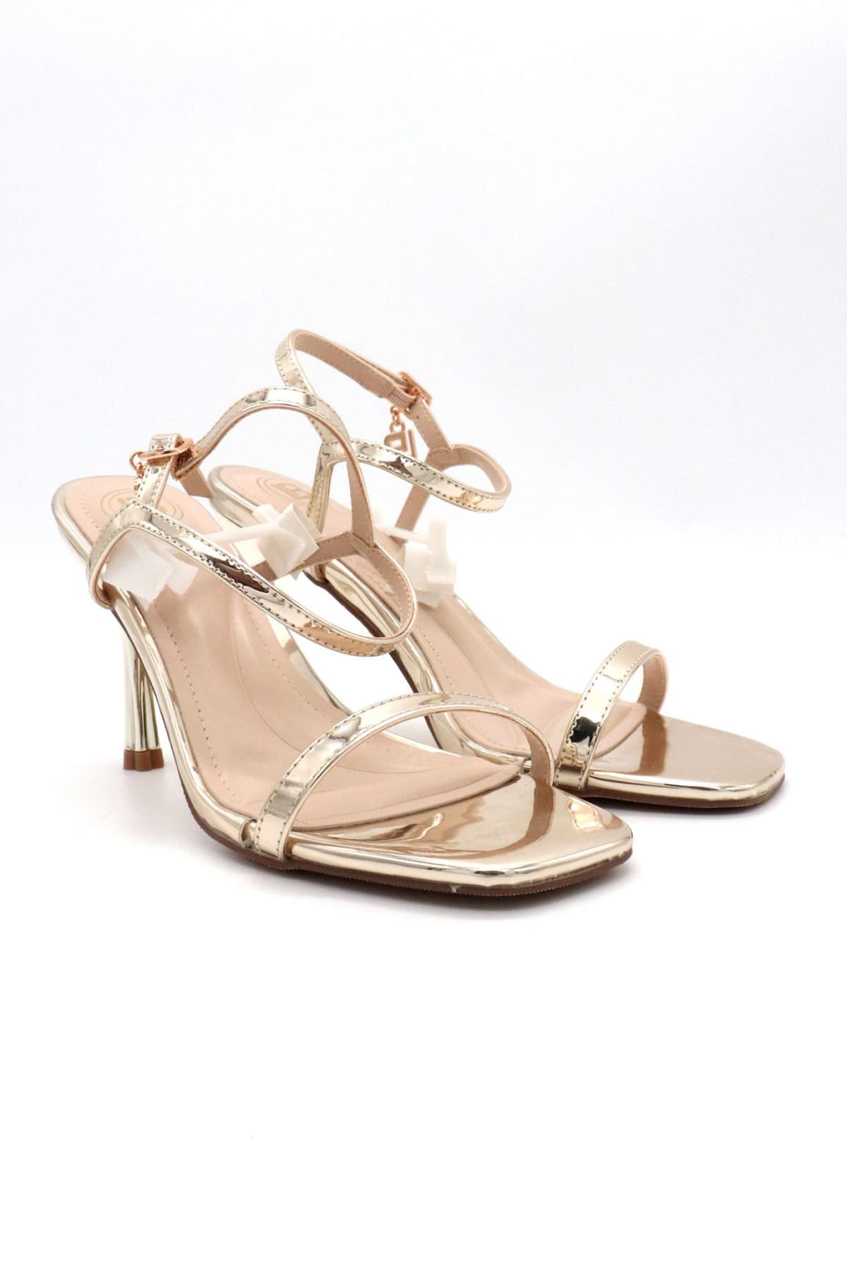 LAURA BIAGIOTTI ΠΑΠΟΥΤΣΙΑ ΠΕΔΙΛΑ ΛΟΥΡΑΚΙ LOGO ΜΕΤΑΛΛΙΚΟ ΧΡΥΣΟ