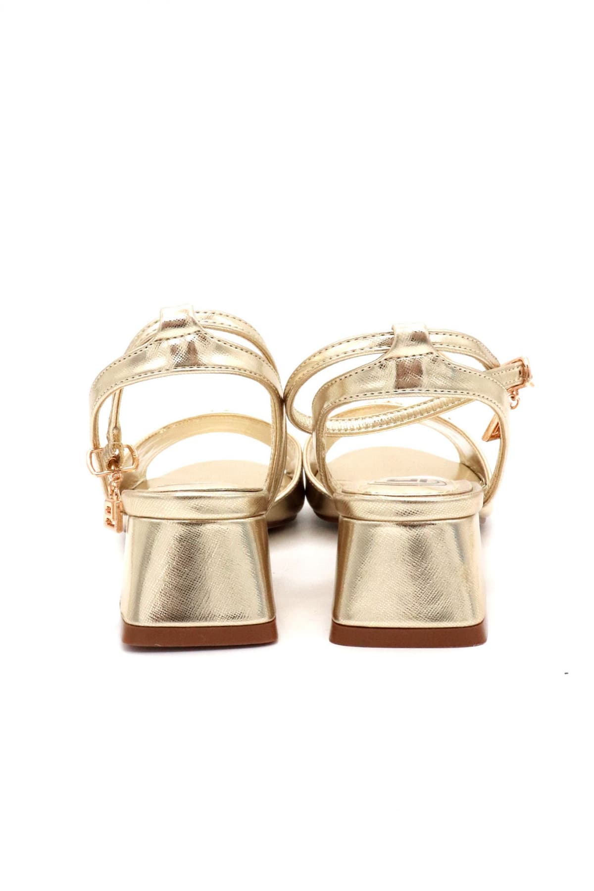 LAURA BIAGIOTTI ΠΑΠΟΥΤΣΙΑ ΠΕΔΙΛΑ ΑΓΚΡΑΦΑ ΜΕΤΑΛΛΙΚΟ LOGO ΧΡΥΣΟ