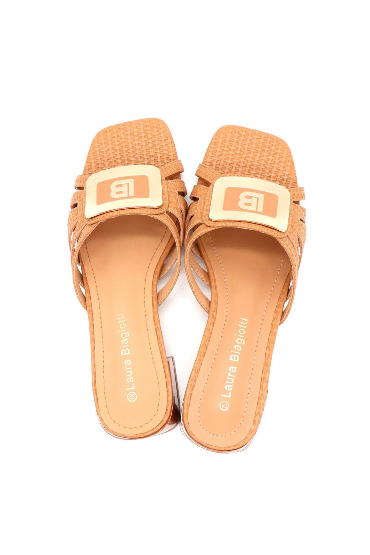 LAURA BIAGIOTTI ΠΑΠΟΥΤΣΙΑ ΠΑΝΤΟΦΛΕΣ ΑΓΚΡΑΦΑ LOGO KAMEΛ