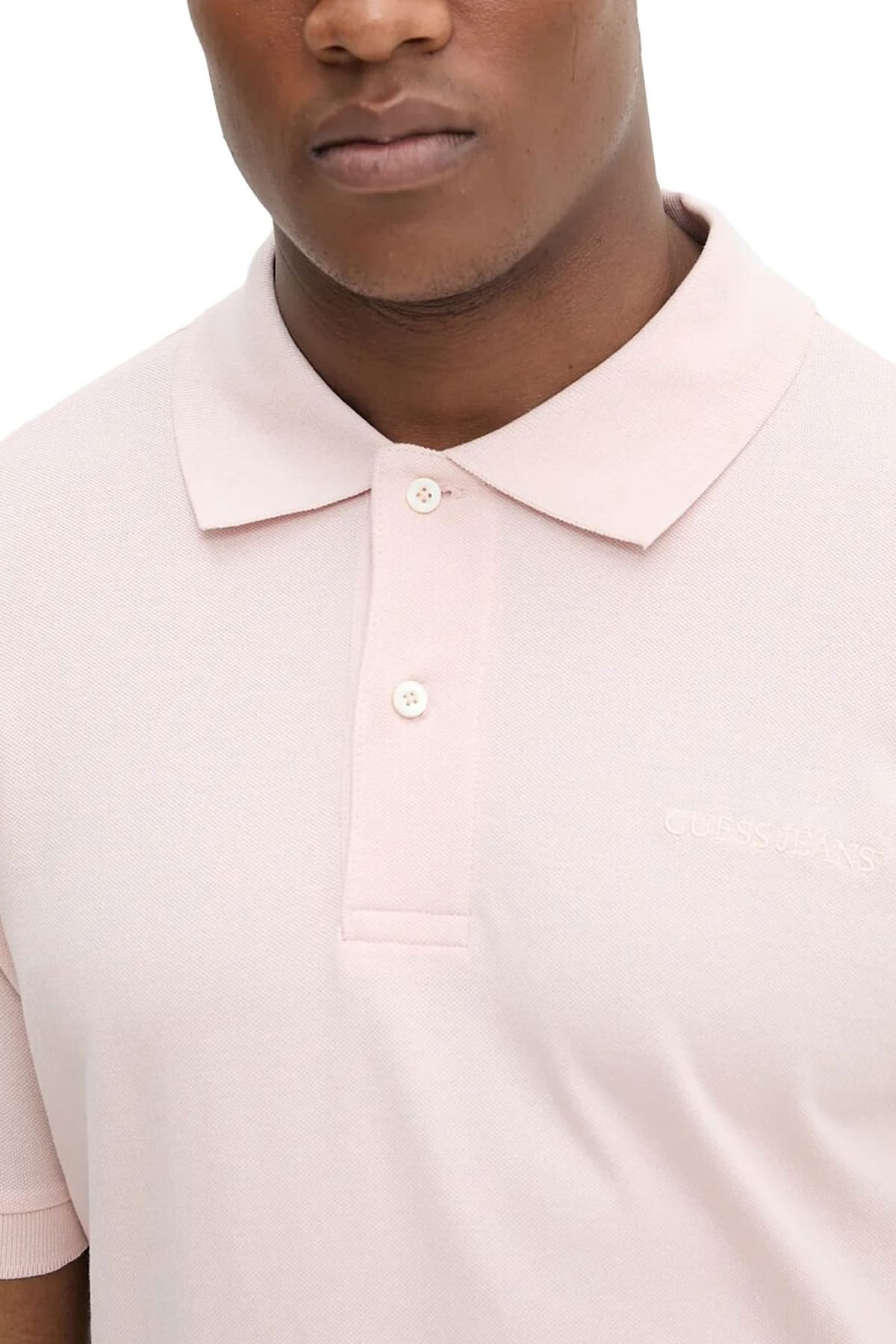 GUESS JEANS POLO LOGO ΡΟΖ