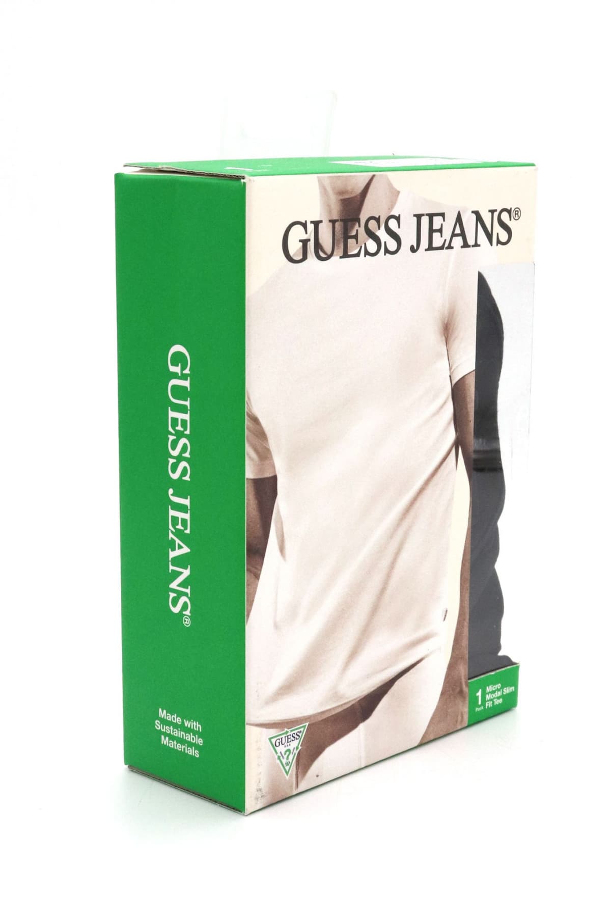 GUESS JEANS ΕΣΩΡΟΥΧΟ 1PACK T-SHIRT CREW NECK SLIM FIT ΜΑΥΡΟ