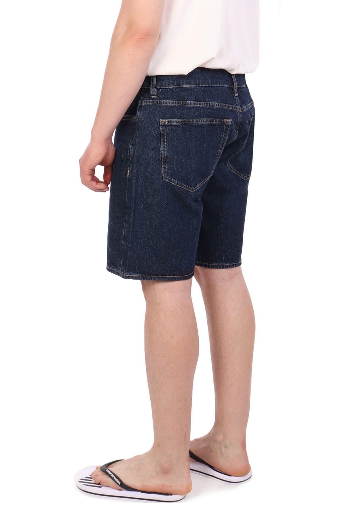 GUESS ΒΕΡΜΟΥΔΑ JEANS UNISEX CLASSIC DENIM ΜΠΛΕ