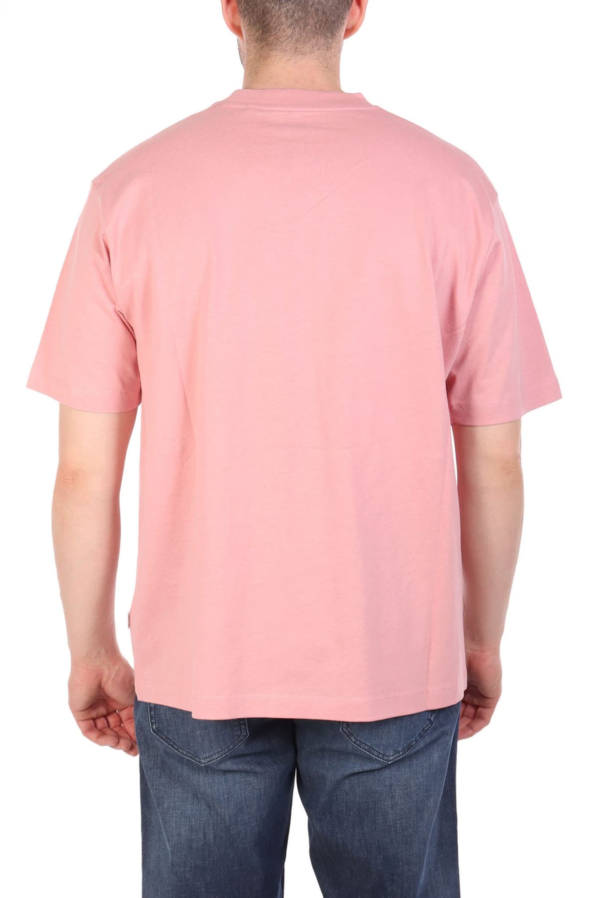 GUESS JEANS T-SHIRT CREWNECK OVERSIZED FIT LOGO ΣΟΜΟΝ