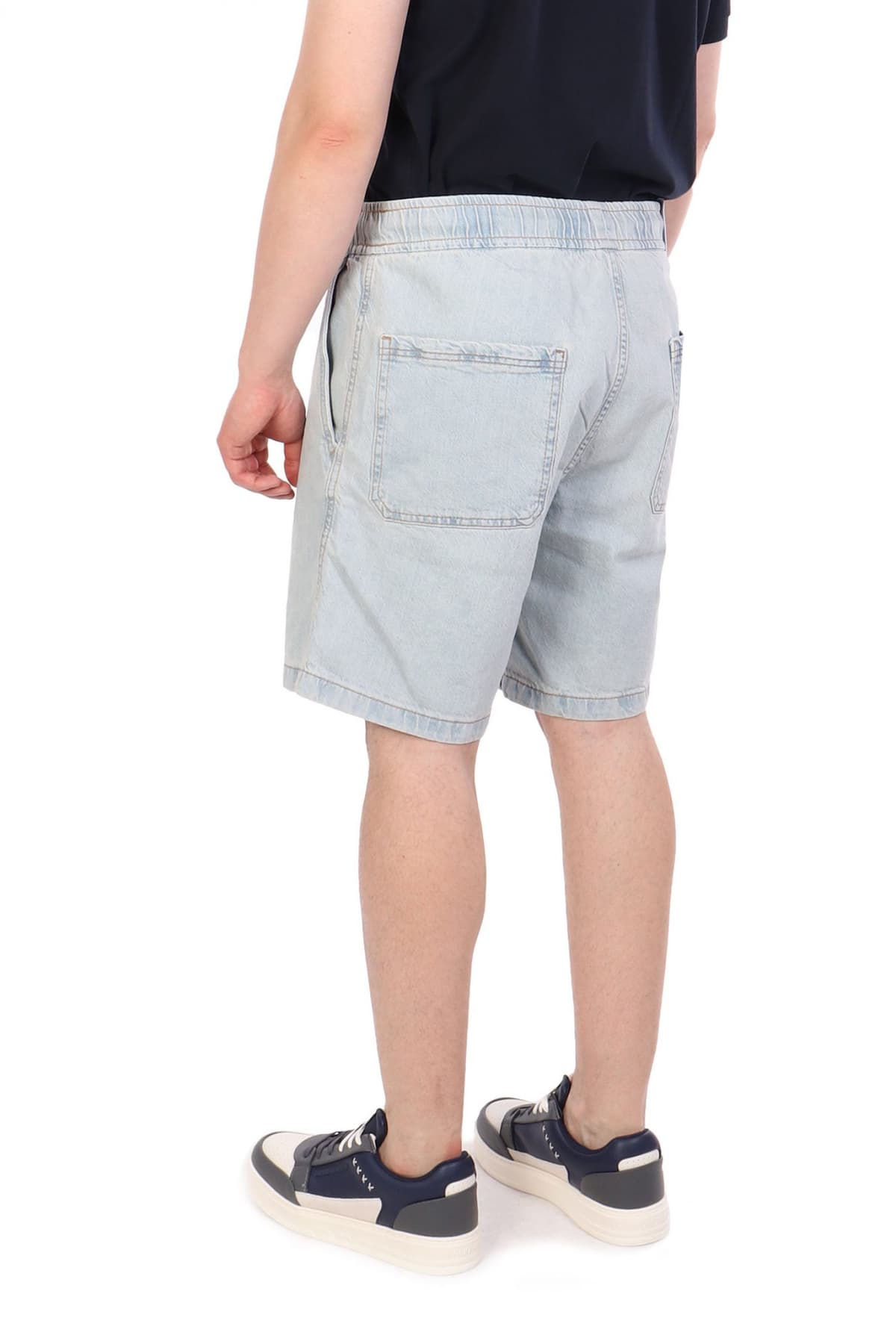 GUESS JEANS ΒΕΡΜΟΥΔΑ JEANS JOGGER ΓΑΛΑΖΙΟ