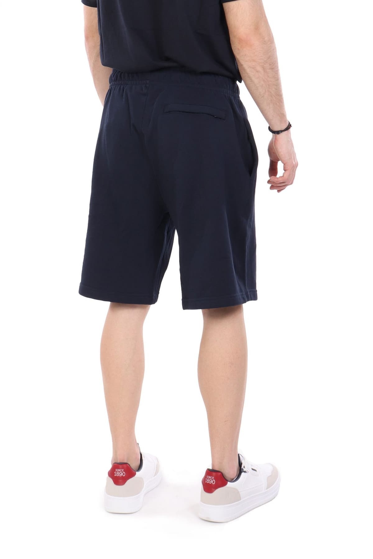 GUESS JEANS ΒΕΡΜΟΥΔΑ ΦΟΥΤΕΡ LOGO ΜΠΛΕ