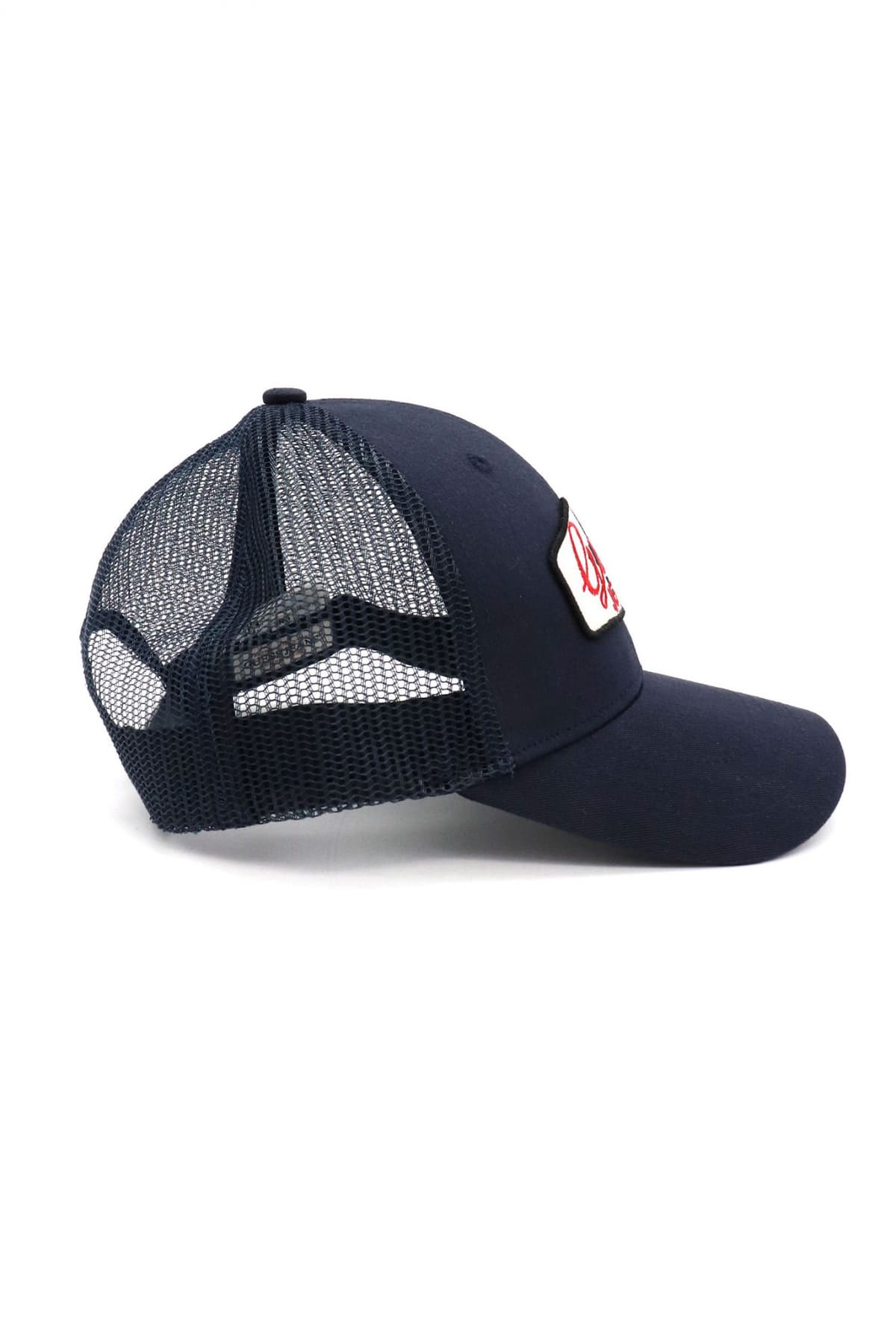 GUESS JEANS ΚΑΠΕΛΟ PATCHED TRUCKER HAT UNISEX ΜΠΛΕ