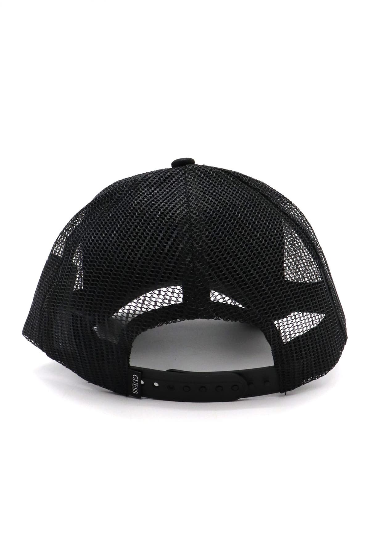 GUESS JEANS ΚΑΠΕΛΟ PATCHED TRUCKER HAT UNISEX ΜΑΥΡΟ