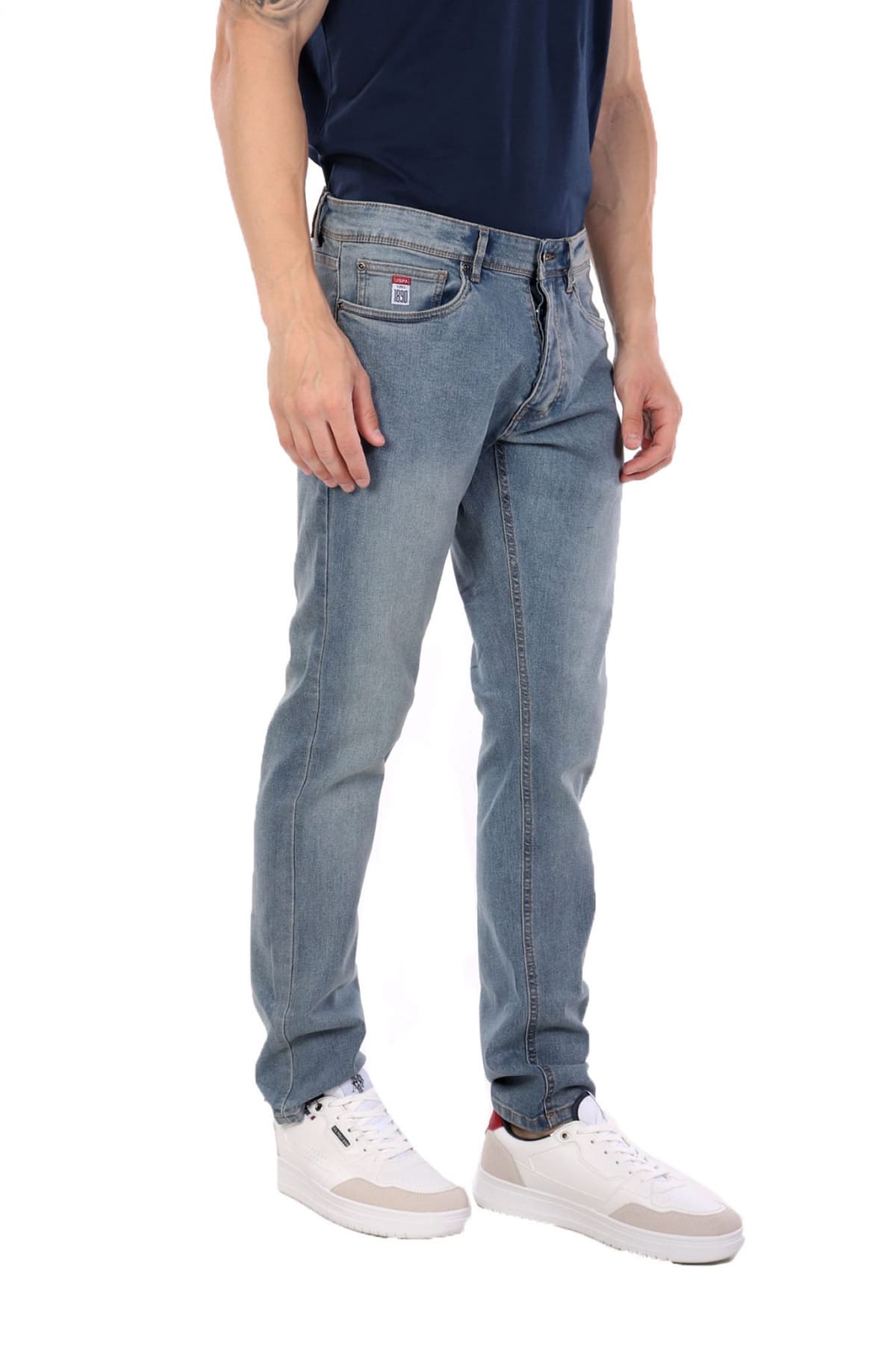U.S. POLO ASSN. ΠΑΝΤΕΛΟΝΙ JEANS ROMA 5 POCKET PANT ΜΠΛΕ
