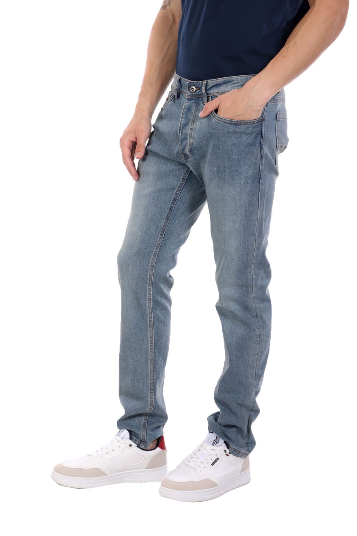 U.S. POLO ASSN. ΠΑΝΤΕΛΟΝΙ JEANS ROMA 5 POCKET PANT ΜΠΛΕ