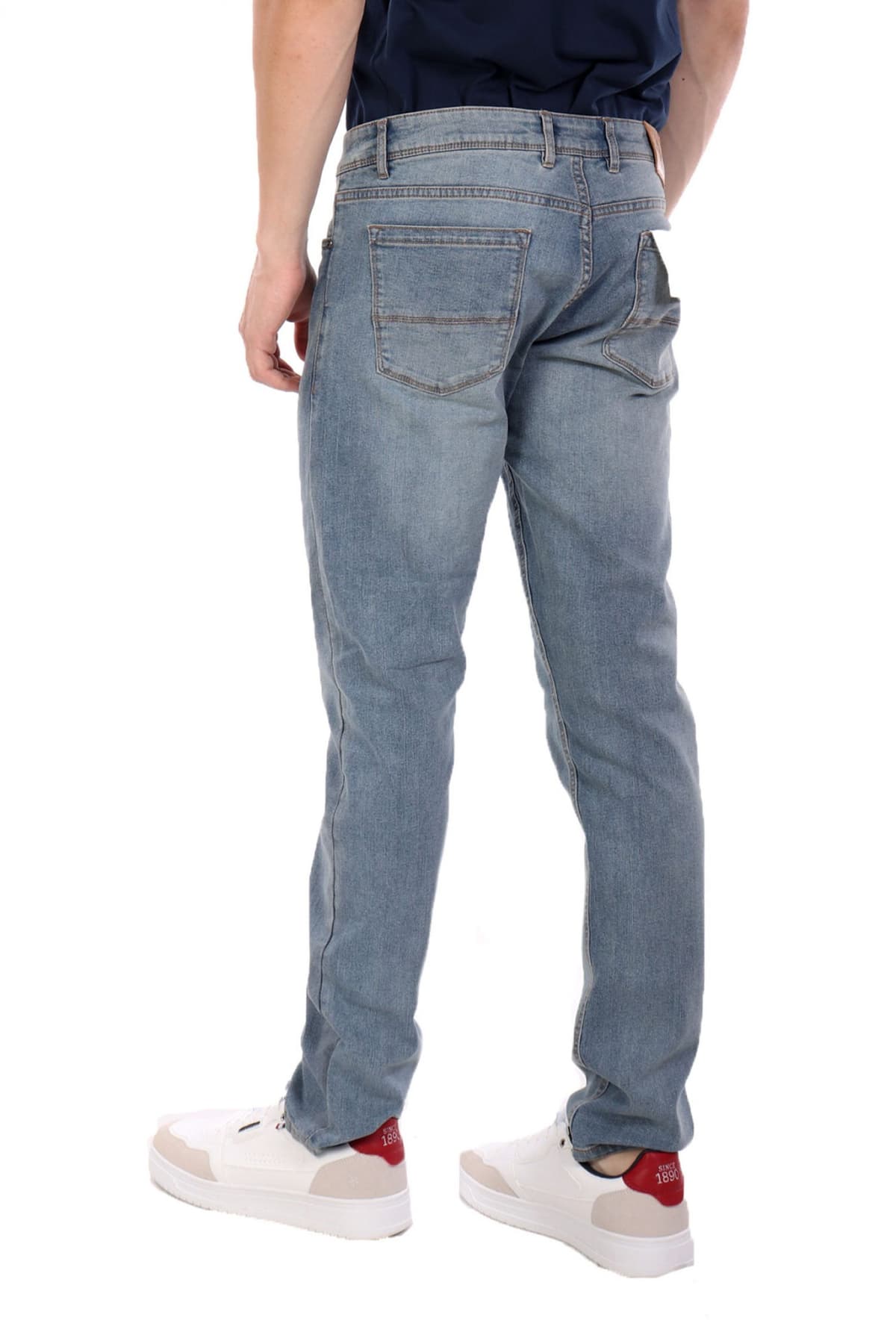 U.S. POLO ASSN. ΠΑΝΤΕΛΟΝΙ JEANS ROMA 5 POCKET PANT ΜΠΛΕ