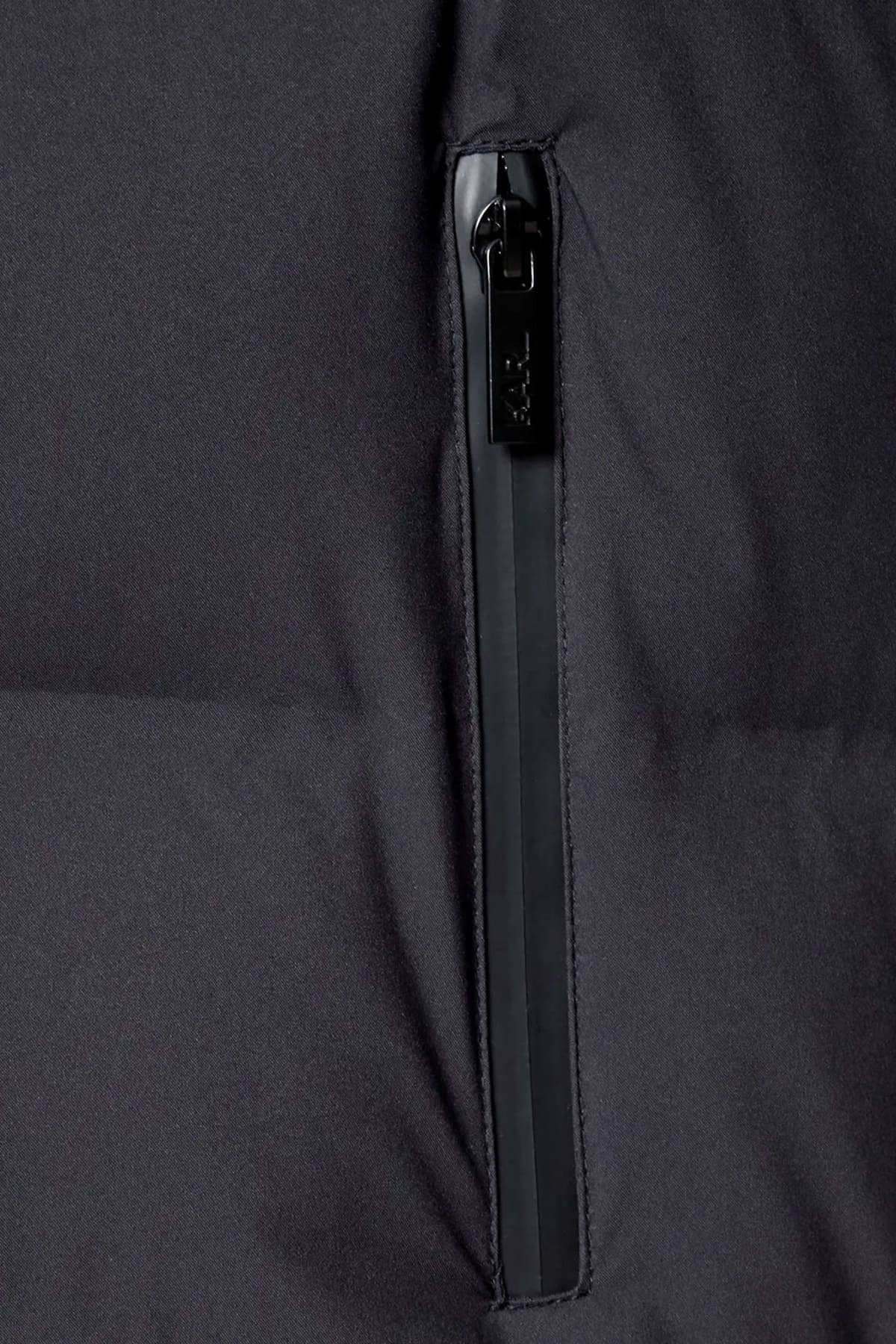 KARL LAGERFELD ΜΠΟΥΦΑΝ ΦΟΥΣΚΩΤΟ ΑΠΟΣΠΩΜΕΝΗ ΚΟΥΚΟΥΛΑ ΜΑΥΡΟ