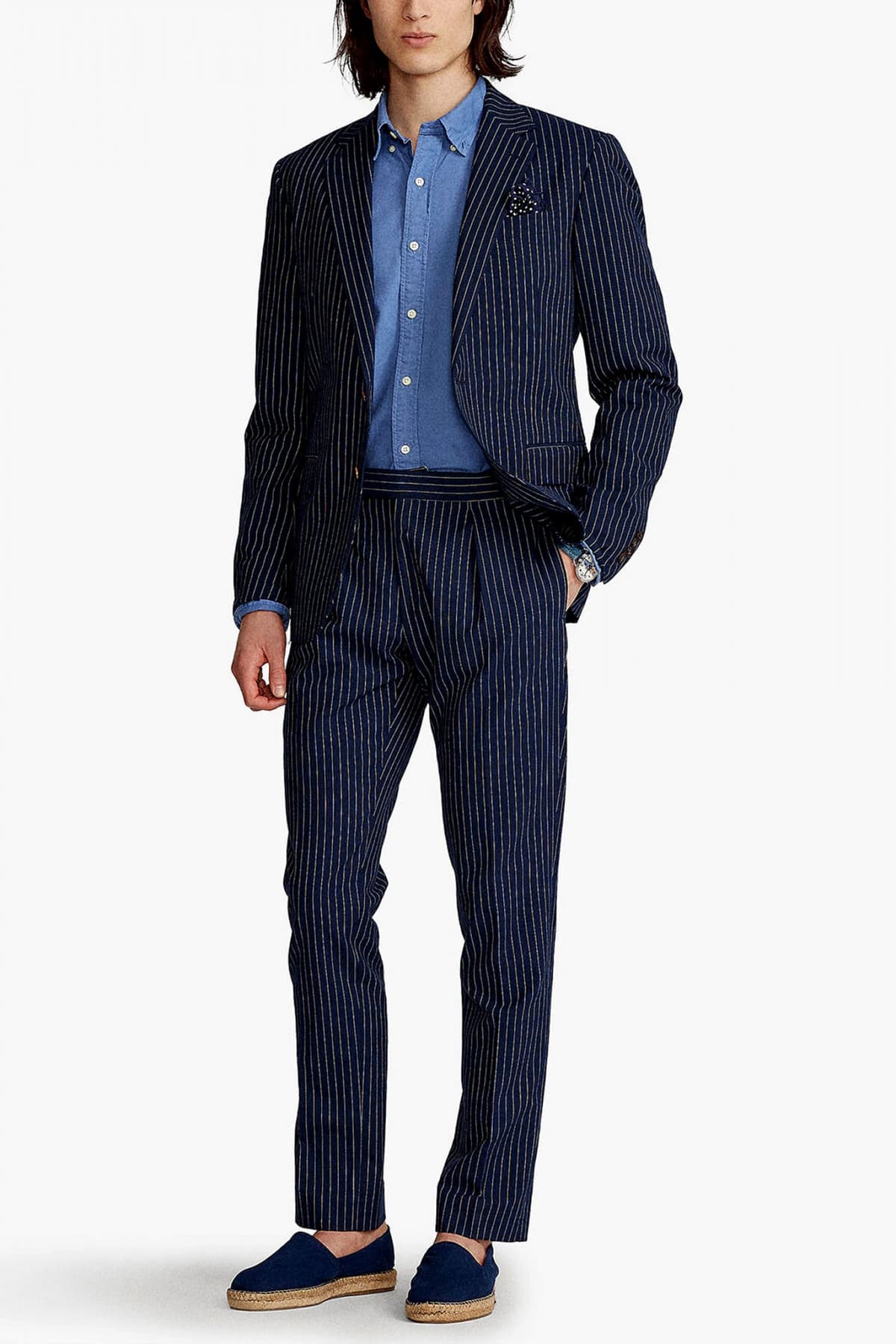 RALPH LAUREN ΠΟΥΚΑΜΙΣΟ CUSTOM FIT OXFORD BUTTON DOWN BSR ΣΙΕΛ