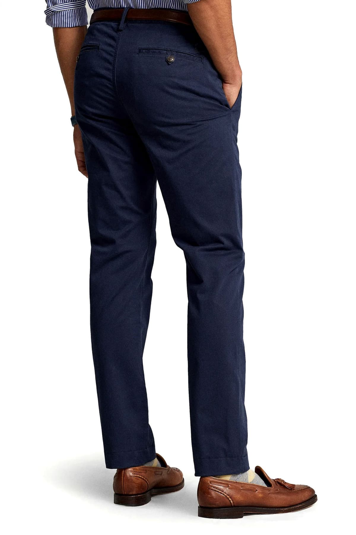RALPH LAUREN ΠΑΝΤΕΛΟΝΙ CHINO STRETCH SLIM FIT BEDFORD ΜΠΛΕ