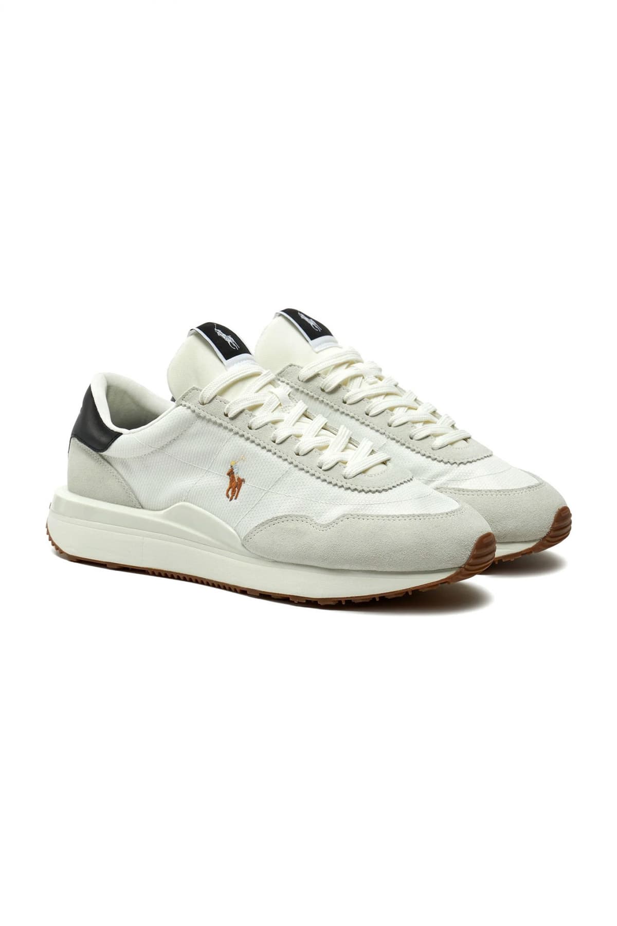 RALPH LAUREN ΠΑΠΟΥΤΣΙΑ SNEAKERS TRAIN 89 PP-SK-LTL ΣΟΥΕΤ ΛΕΠΤΟΜΕΡΕΙΕΣ LOGO ΛΕΥΚΟ