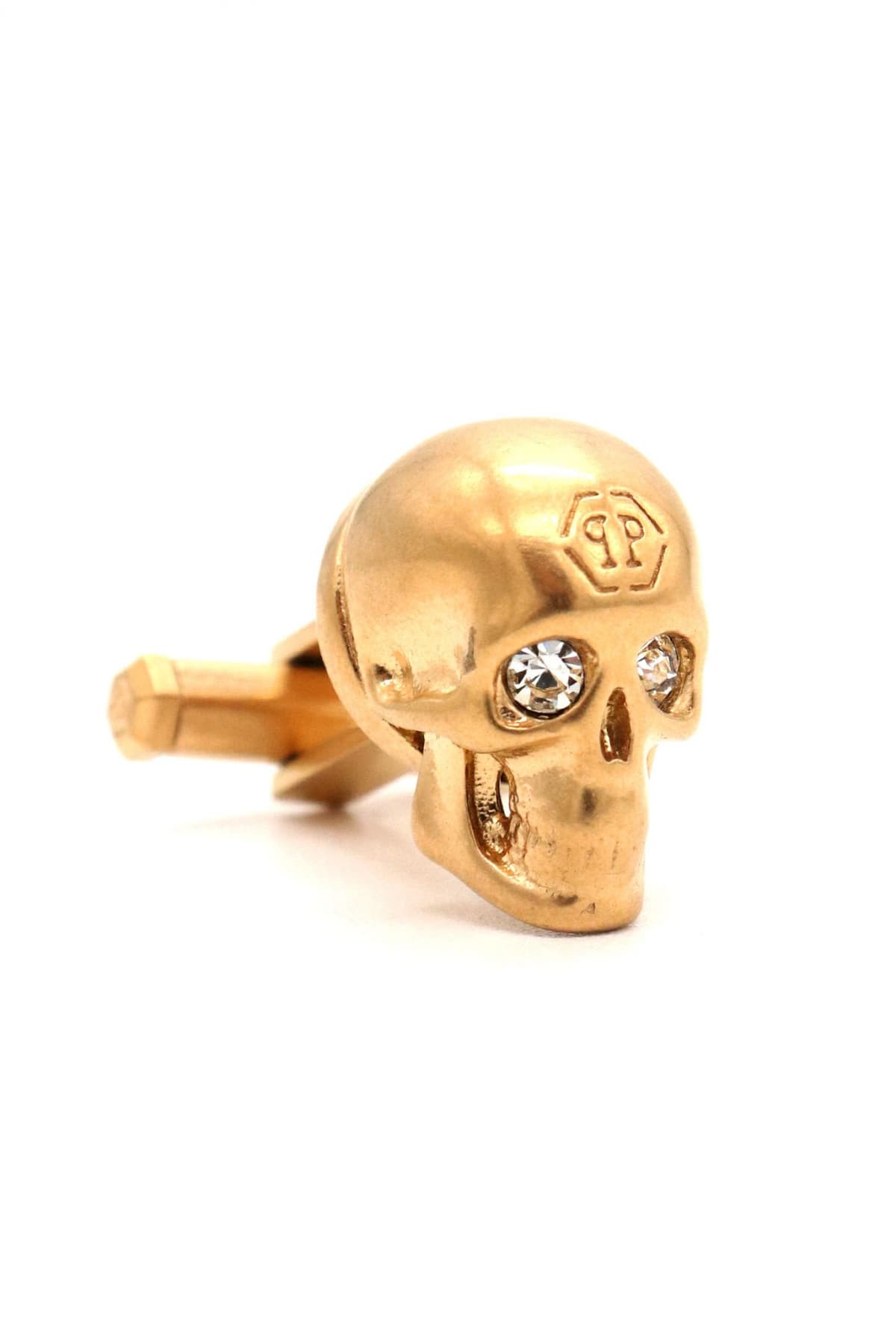 PHILIPP PLEIN ΜΑΝΙΚΕΤΟΚΟΥΜΠΑ CUFFLINKS IP 3D SKULL ΧΡΥΣΟ