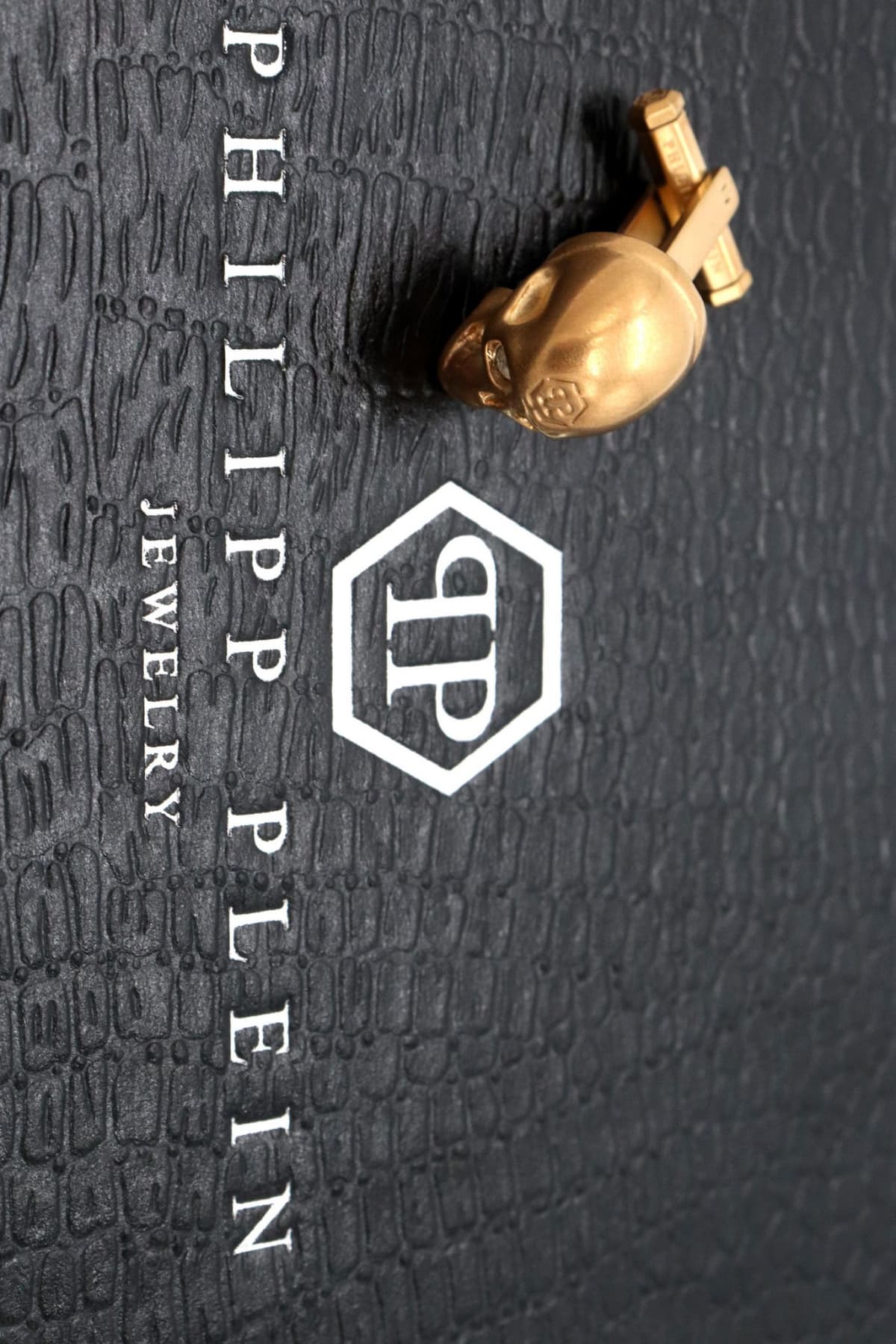 PHILIPP PLEIN ΜΑΝΙΚΕΤΟΚΟΥΜΠΑ CUFFLINKS IP 3D SKULL ΧΡΥΣΟ