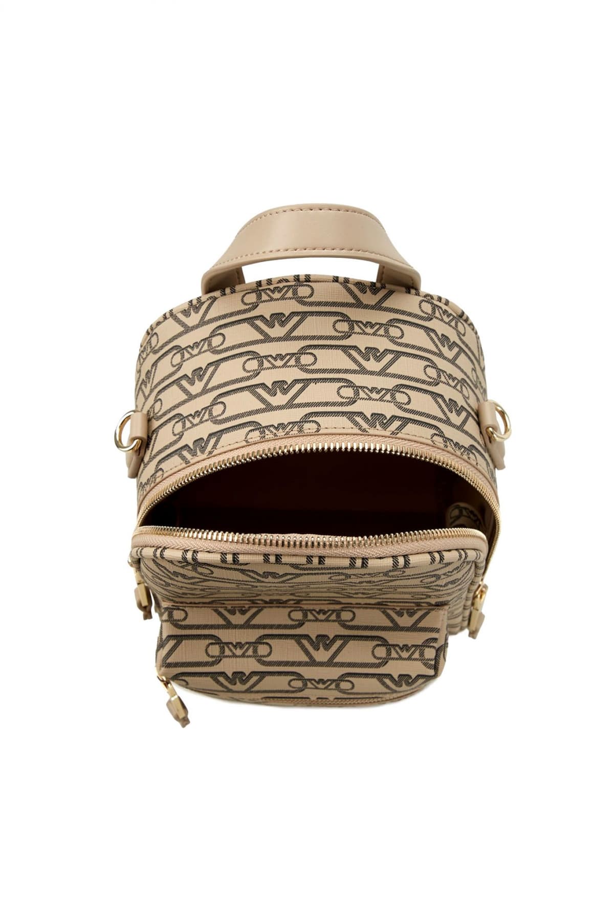 EMPORIO ARMANI ΤΣΑΝΤΑΚΙ CROSS BODY LOGO ΜΠΕΖ