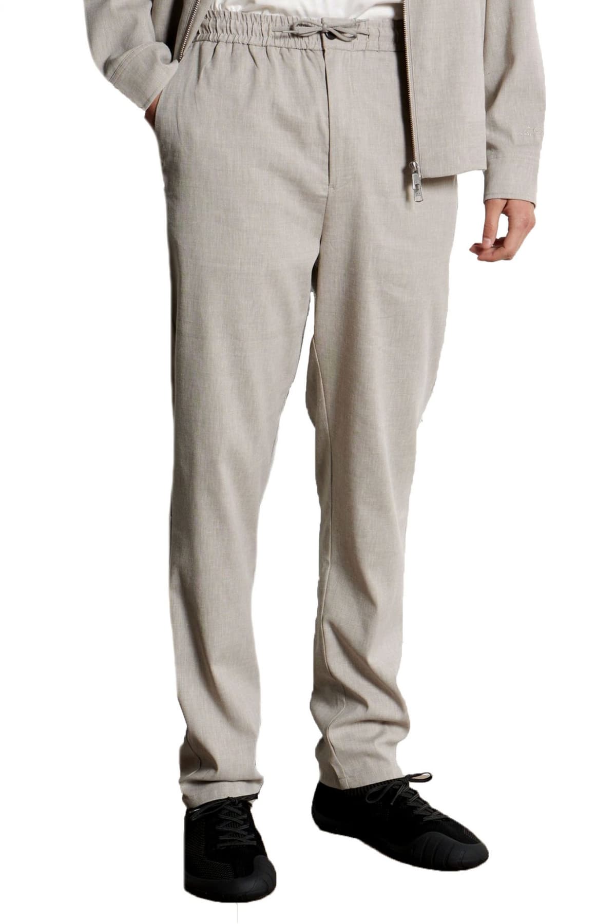 LES DEUX ΠΑΝΤΕΛΟΝΙ ΛΙΝΟ COMO REGULAR FIT ΜΠΕΖ