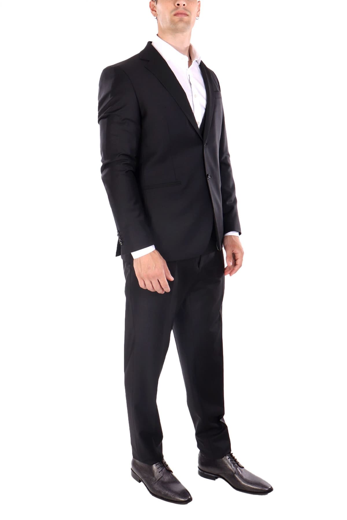 KARL LAGERFELD ΚΟΣΤΟΥΜΙ ΜΕ ΓΙΛΕΚΟ SUIT RISK 3PCS ΜΑΥΡΟ