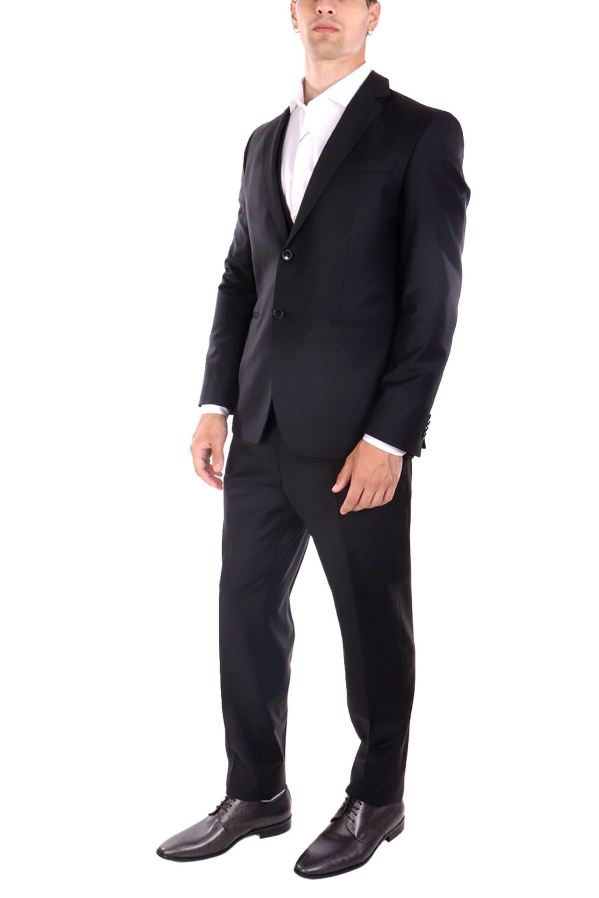 KARL LAGERFELD ΚΟΣΤΟΥΜΙ ΜΕ ΓΙΛΕΚΟ SUIT RISK 3PCS ΜΑΥΡΟ