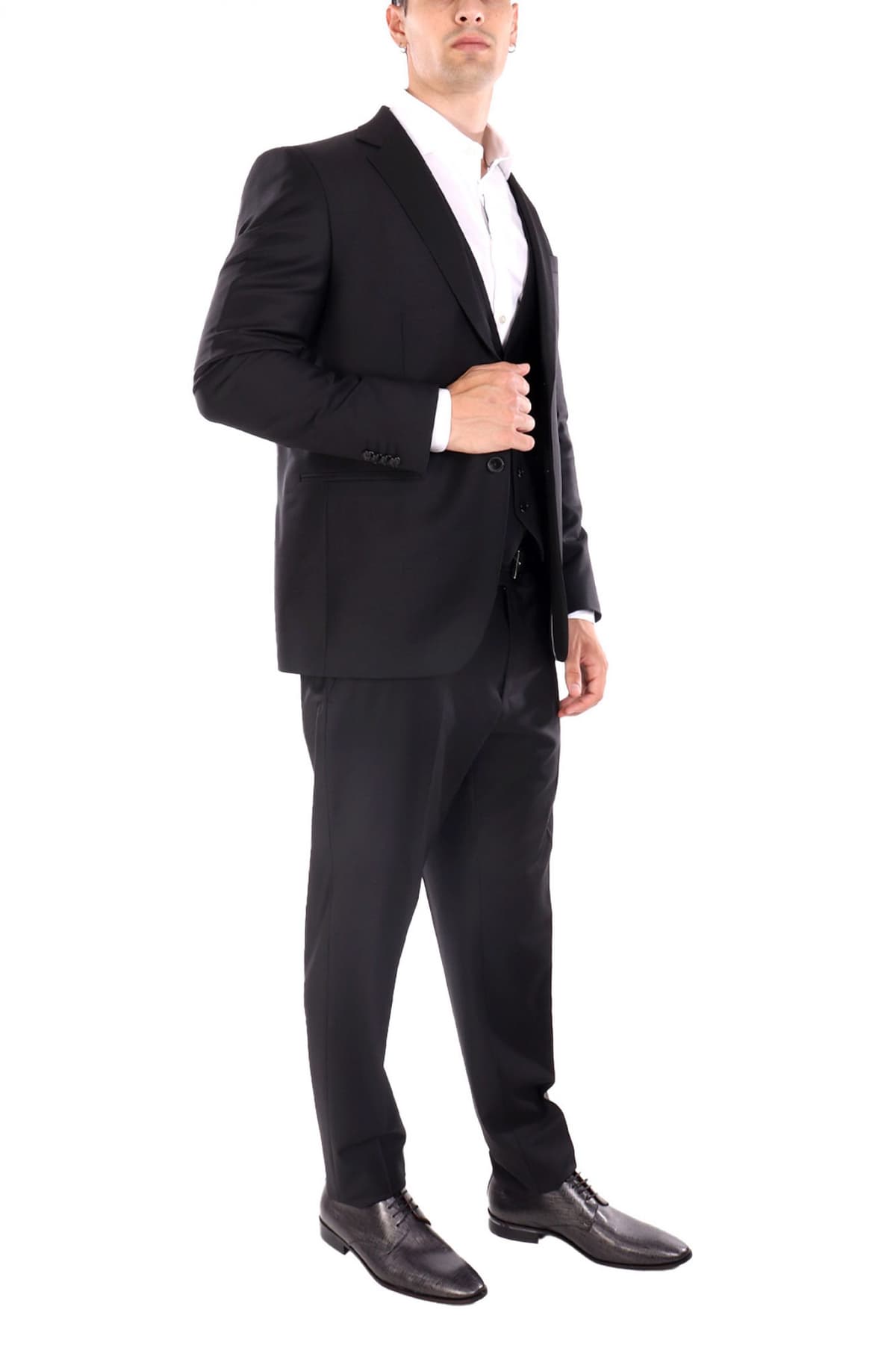 KARL LAGERFELD ΚΟΣΤΟΥΜΙ ΜΕ ΓΙΛΕΚΟ SUIT RISK 3PCS ΜΑΥΡΟ