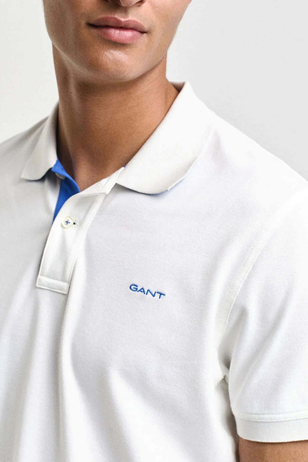 Men's Polo Shirts Gant White