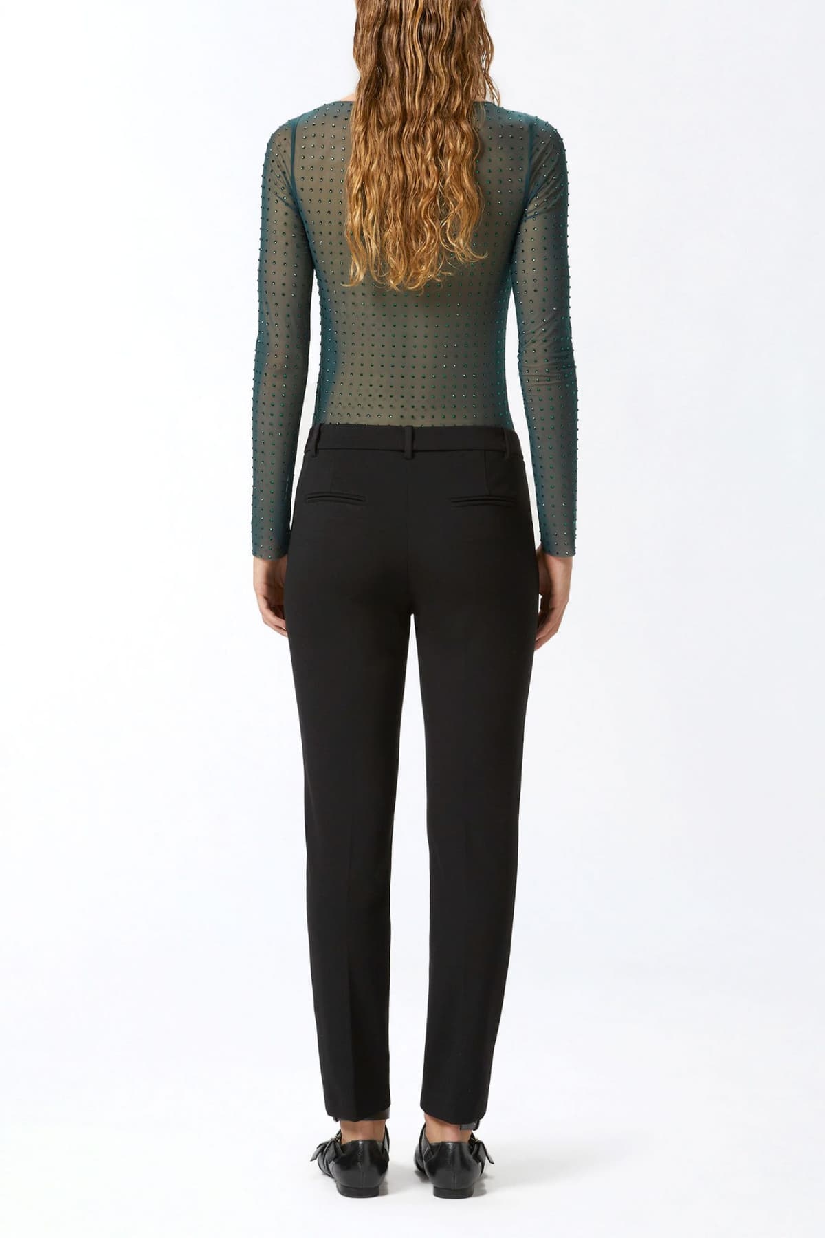 PINKO ΠΑΝΤΕΛΟΝΙ CHINO BELLO TROUSERS ΜΑΥΡΟ