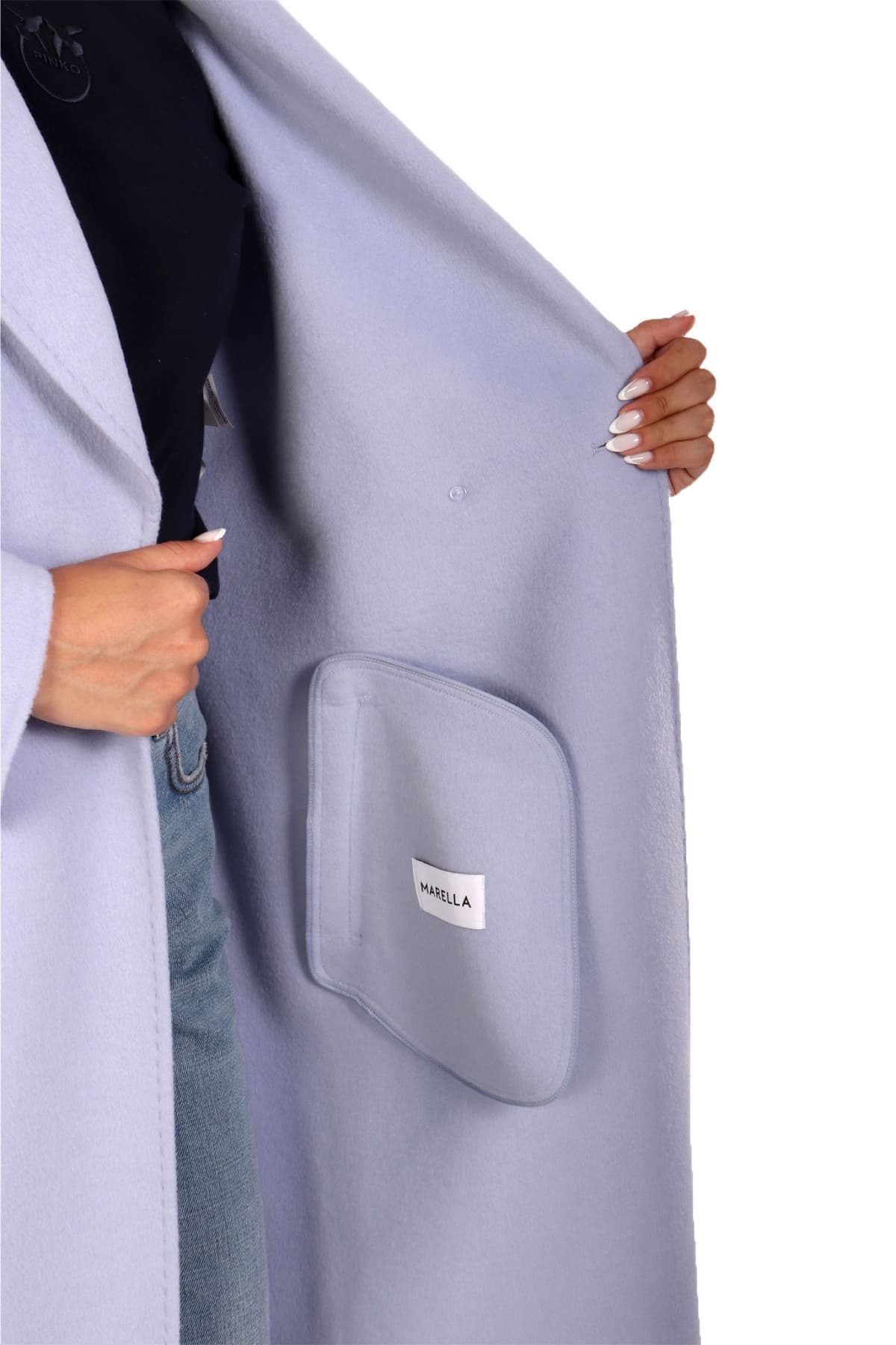 MARELLA ΠΑΛΤΟ ALIBI ΣΤΑΥΡΩΤΟ ME ΖΩΝΗ ΣΙΕΛ