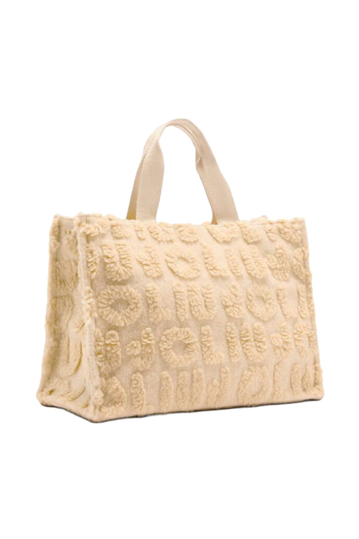 LIU-JO ΤΣΑΝΤΑ TOTE LOGO ΜΠΕΖ