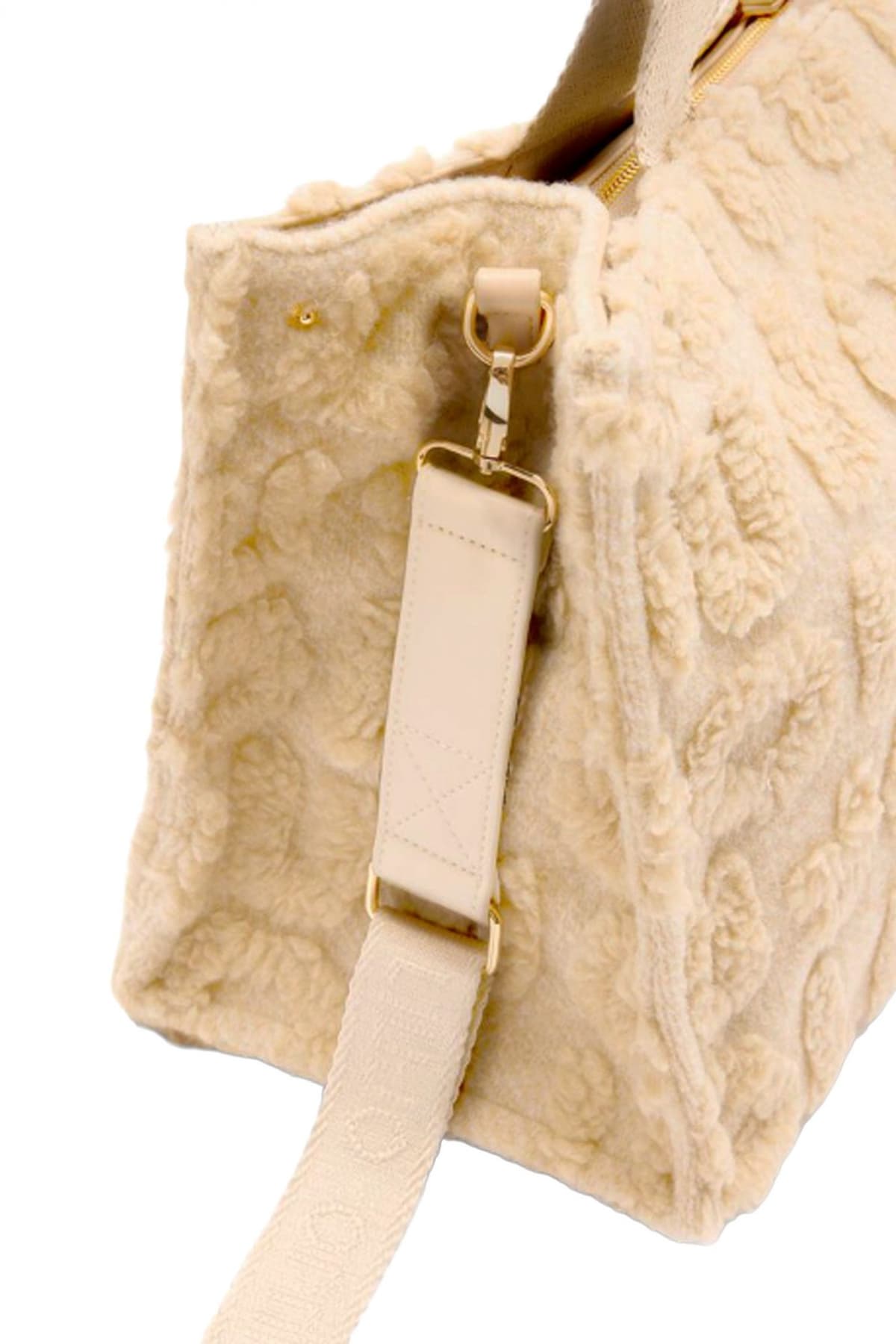 LIU-JO ΤΣΑΝΤΑ TOTE LOGO ΜΠΕΖ