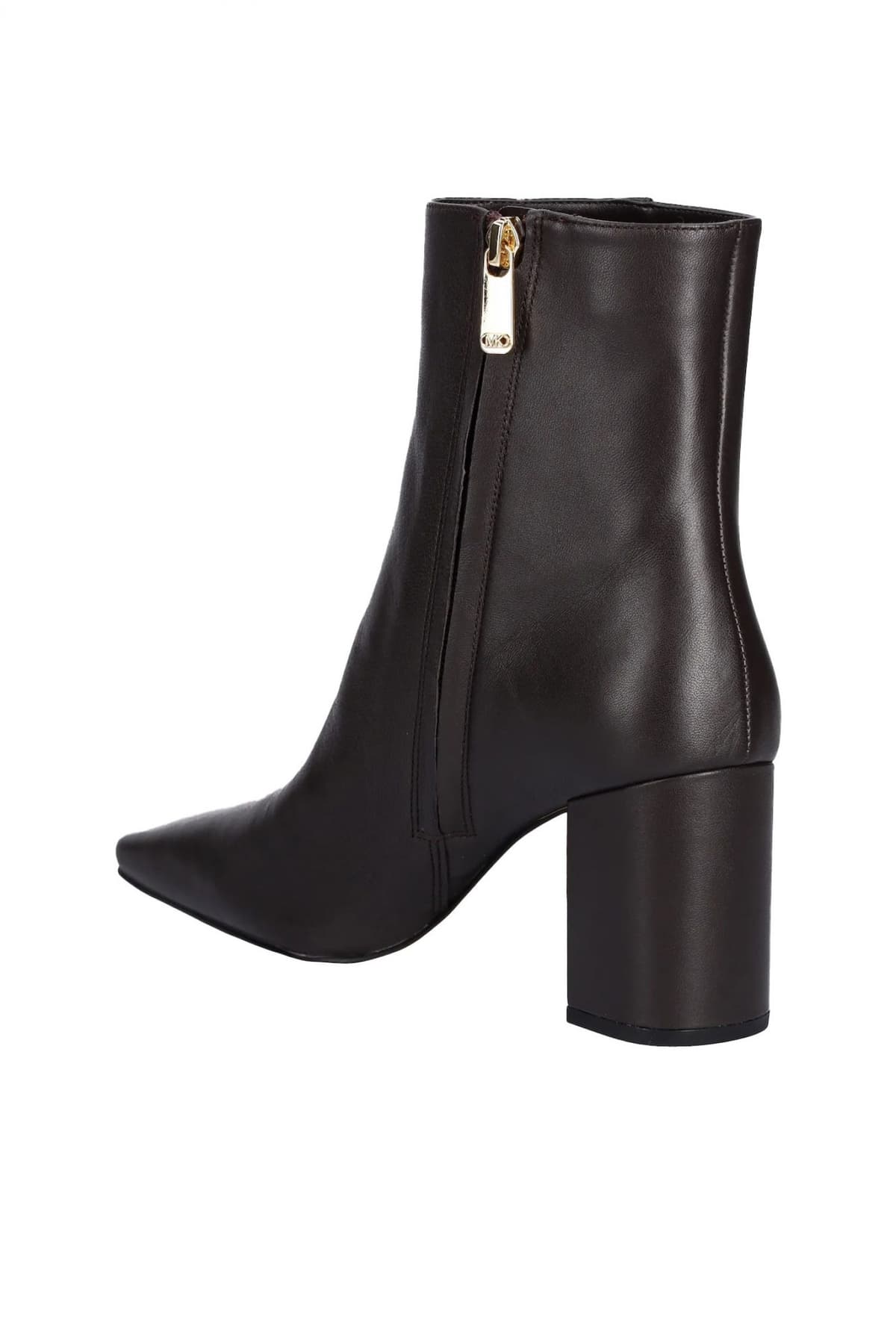 MICHAEL KORS ΠΑΠΟΥΤΣΙΑ ΜΠΟΤΑΚΙΑ ELISE BOOTIE ΦΕΡΜΟΥΑΡ ΣΚΟΥΡΟ ΚΑΦΕ