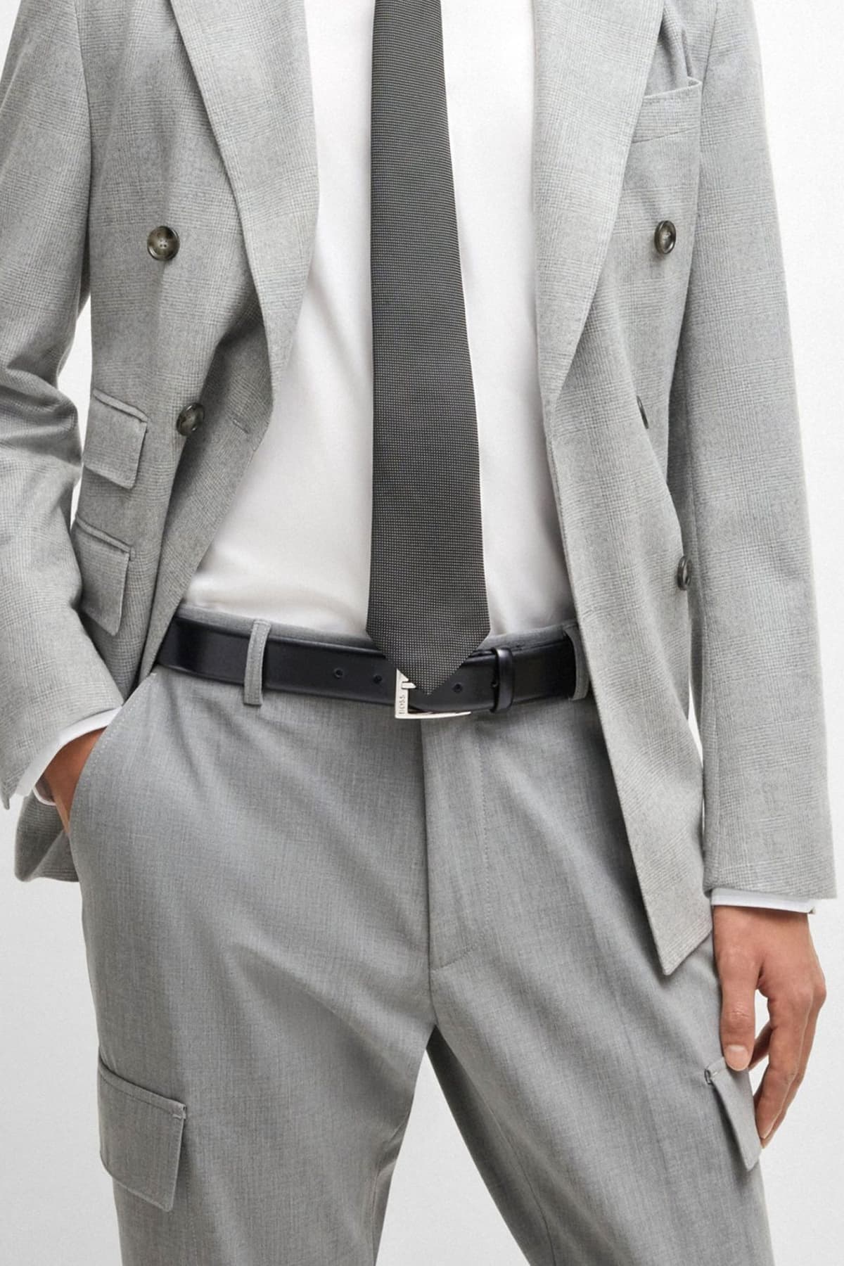 BOSS ΖΩΝH ELLOY-PC-AN_SZ35 ΜΑΥΡΟ