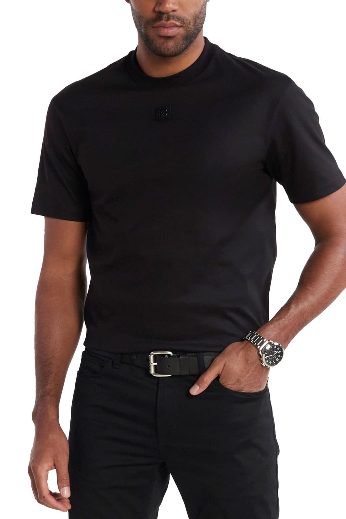 Men's T-Shirts Hugo Black