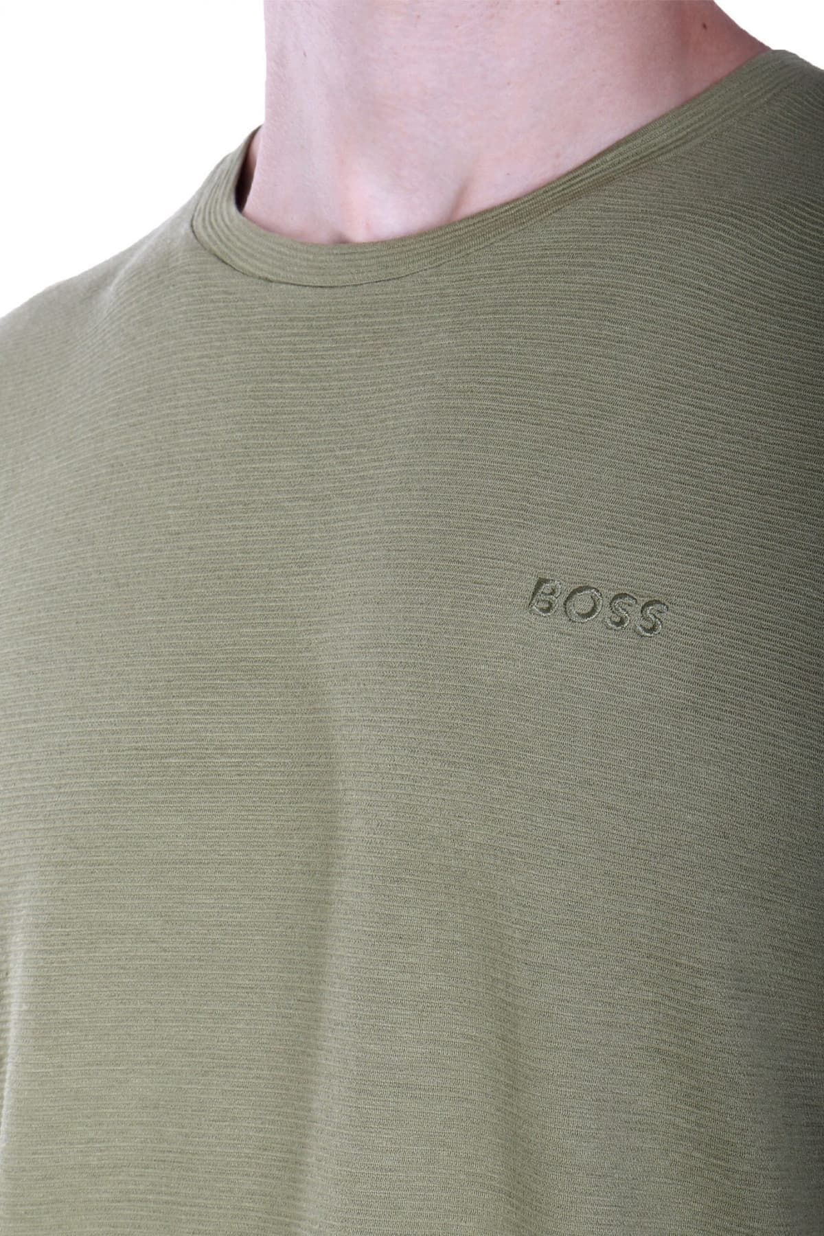 BOSS HOMEWEAR T-SHIRT RIB ΑΝΔΡΙΚΟ ΛΑΔΙ