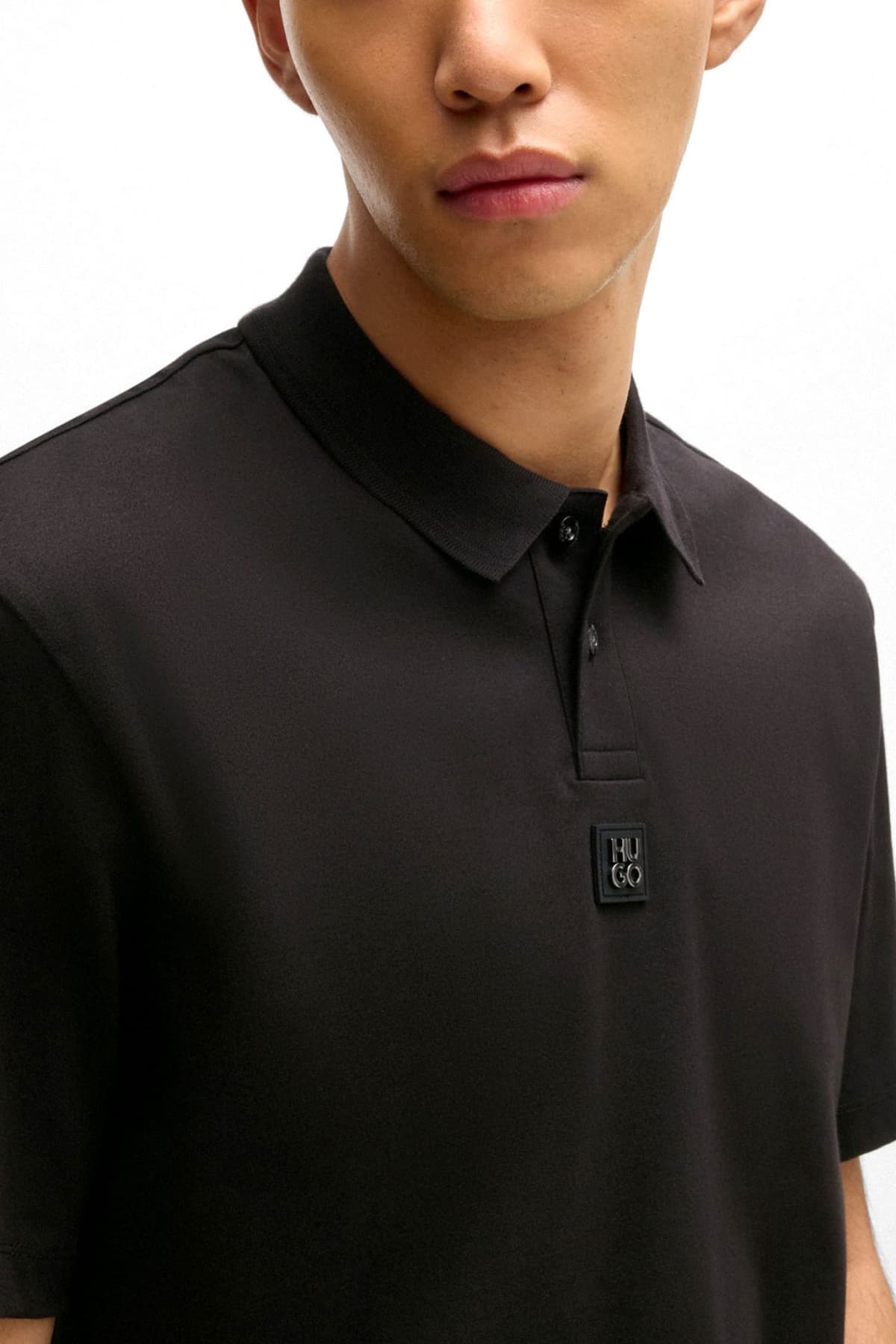 Men's Polo Shirts Hugo Black