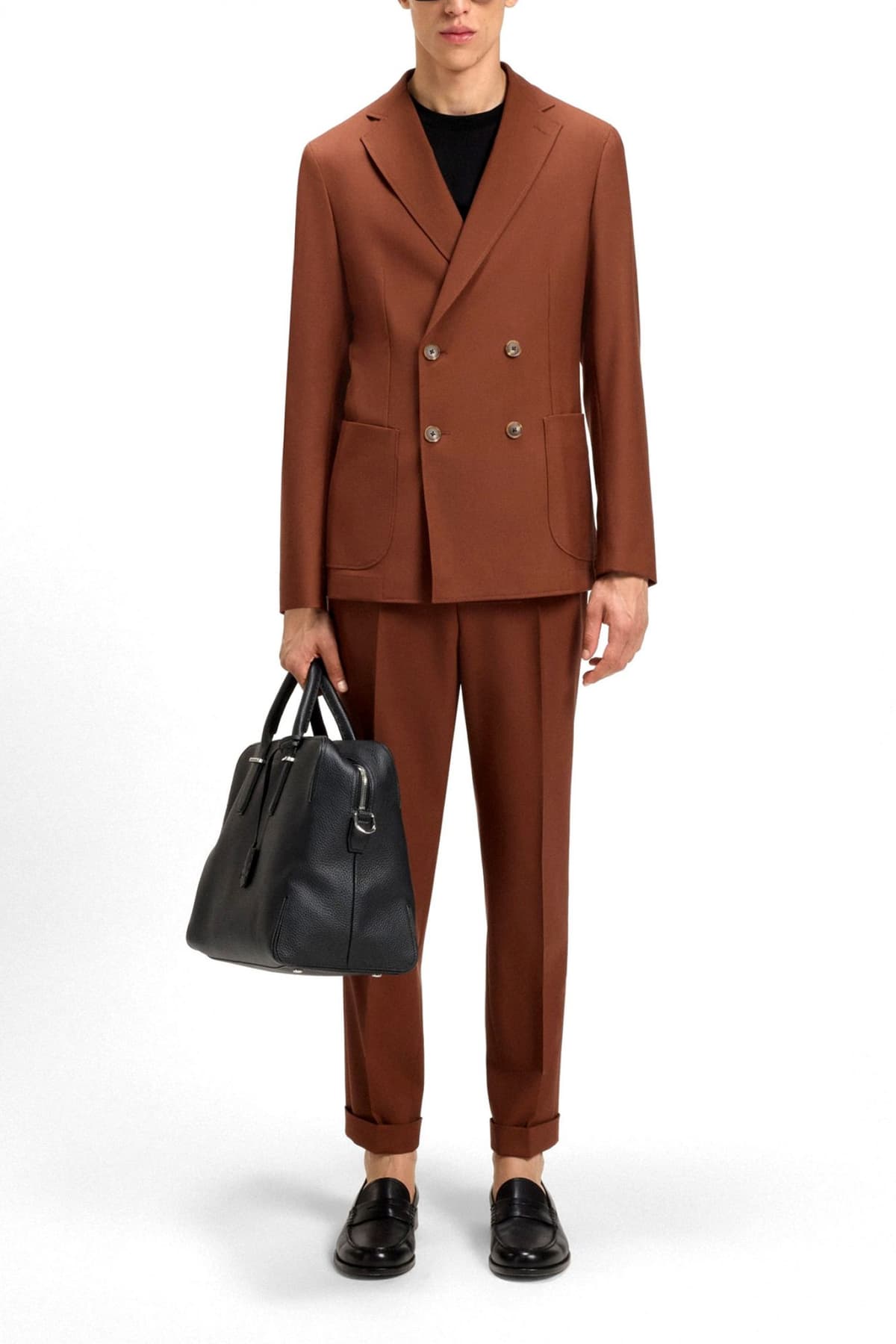 Men's T-Shirts Boss Brown